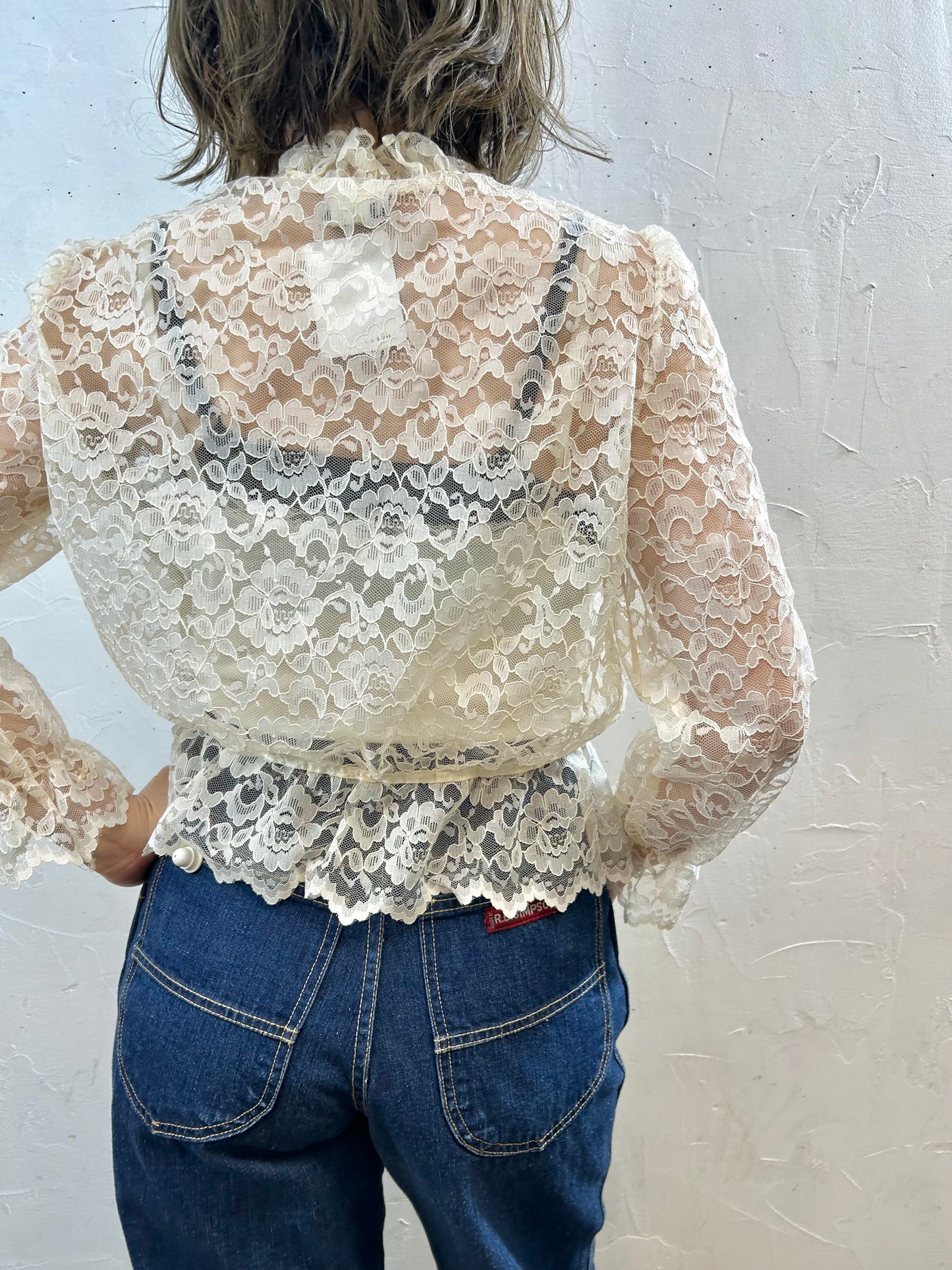 Vintage Lace Blouse [F27583]