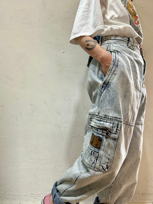 '90s Vintage Chemical Denim Pants 〜BUGLE BOY〜 [D26879]