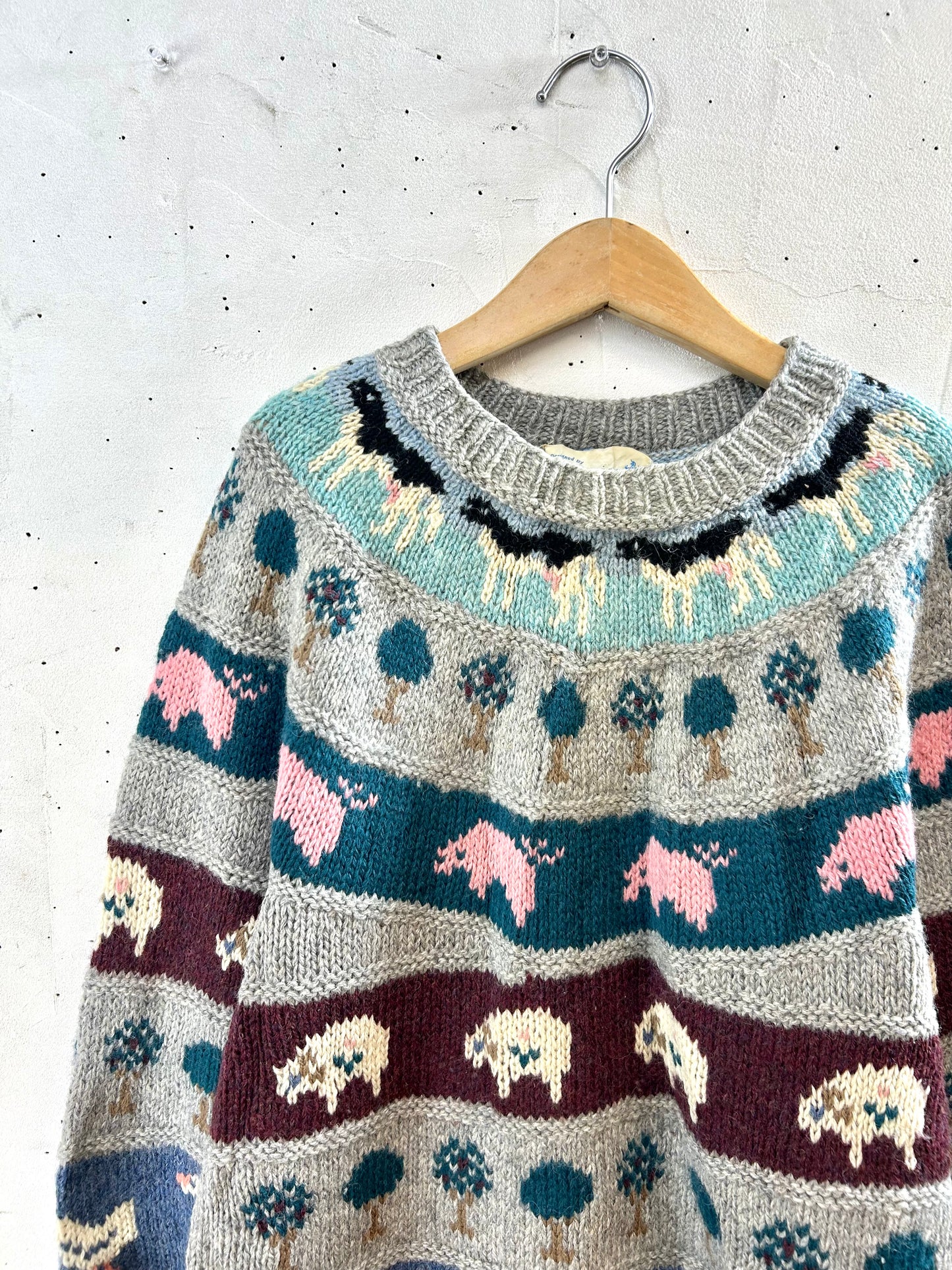 Vintage Knit Sweater［I28467]