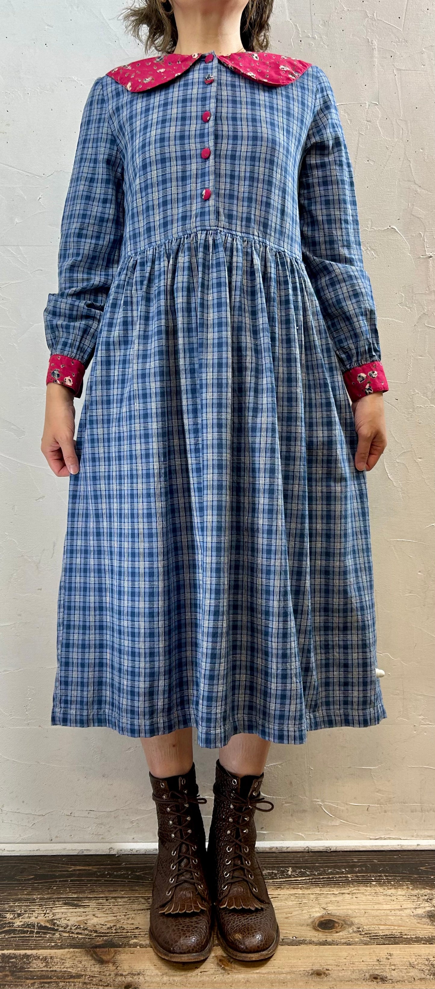 Vintage Plaid Dress 〜BRYN CONNELLY〜 [H28258]