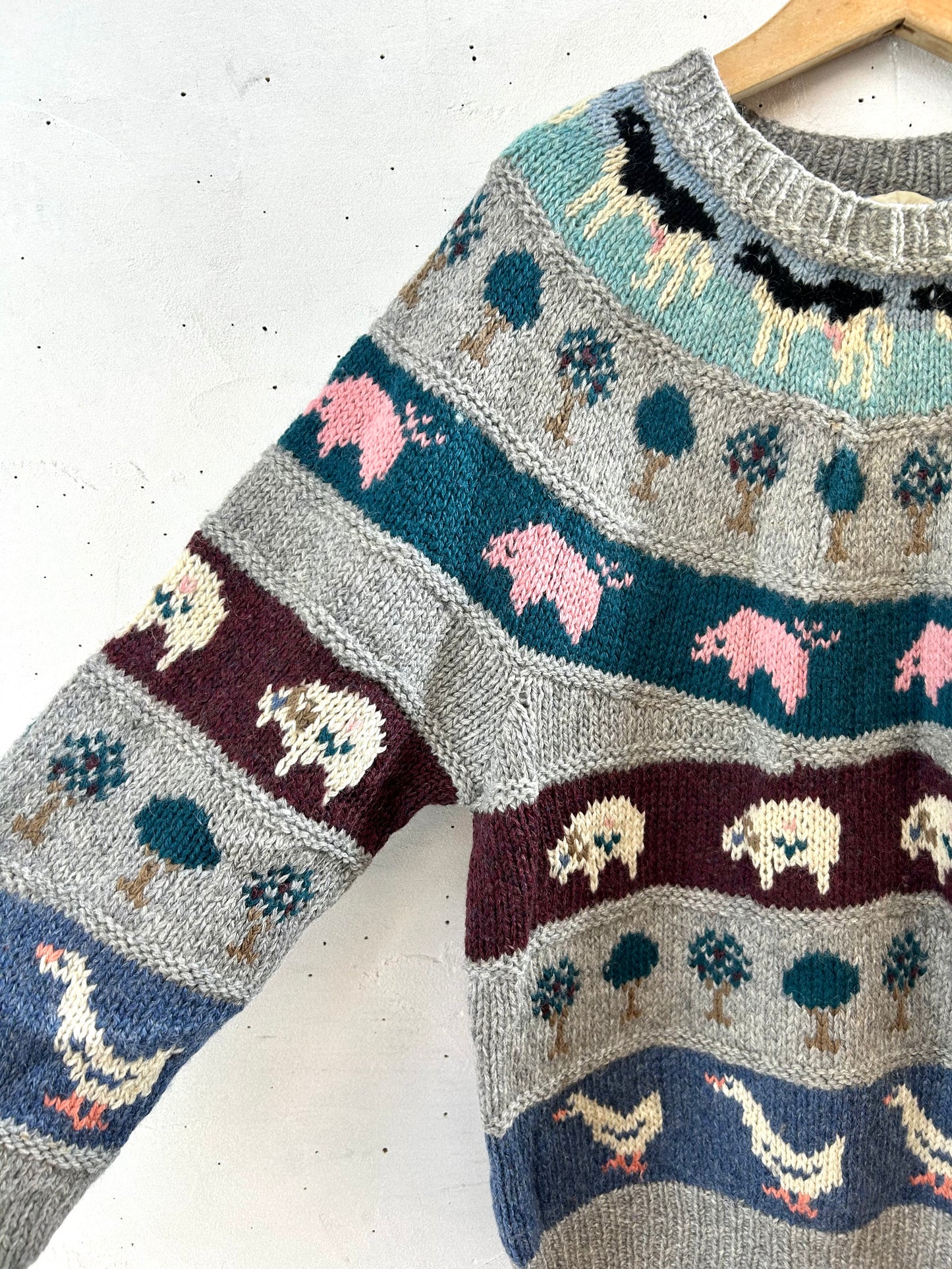 Vintage Knit Sweater［I28467]