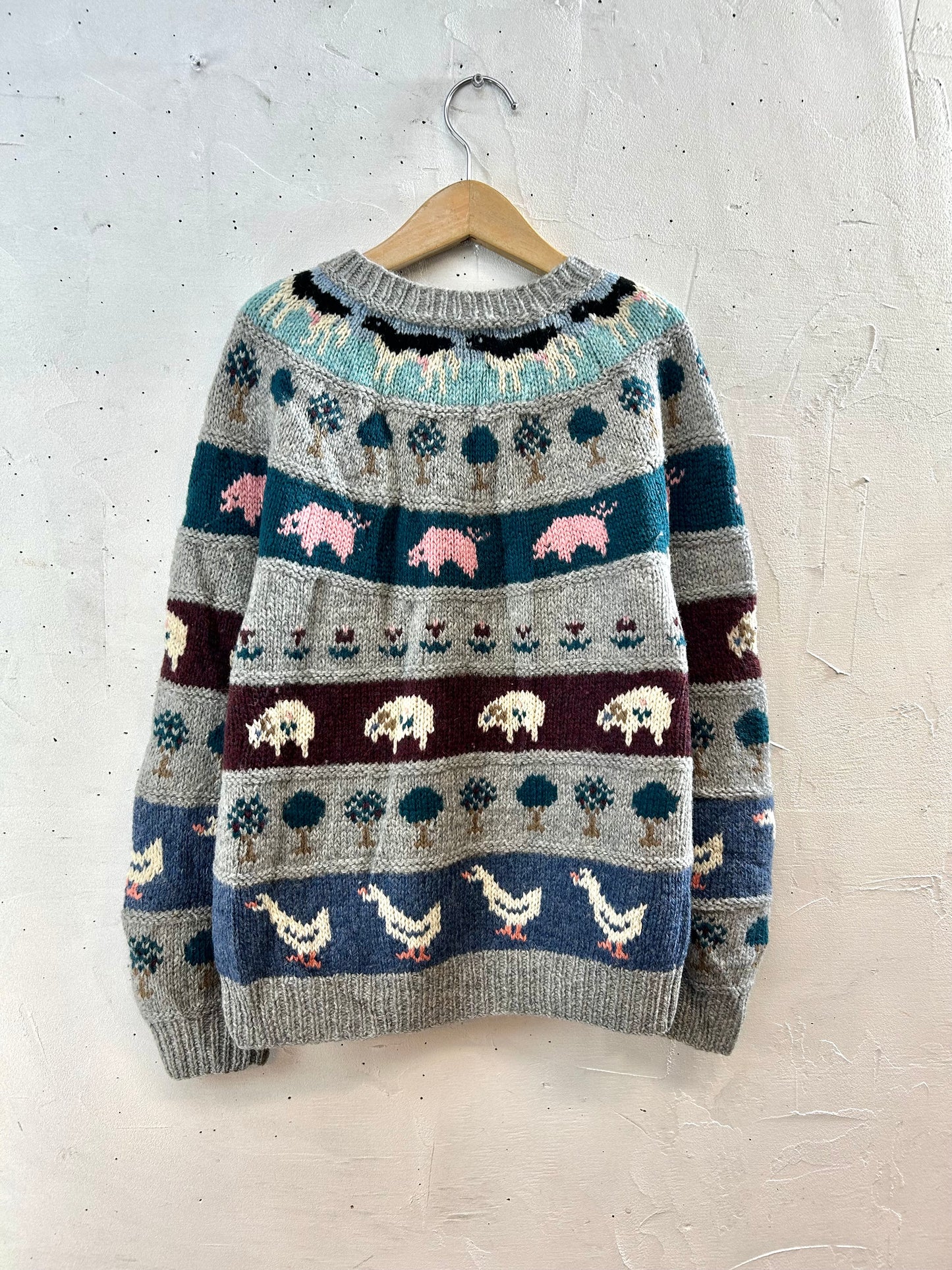 Vintage Knit Sweater［I28467]