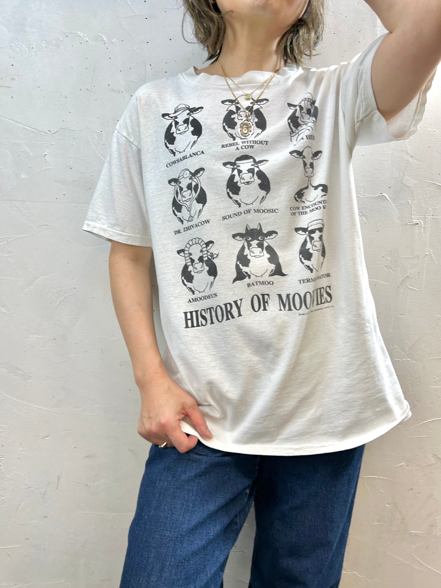 ’90s Vintage T-Shirt MADE IN USA [F27580]