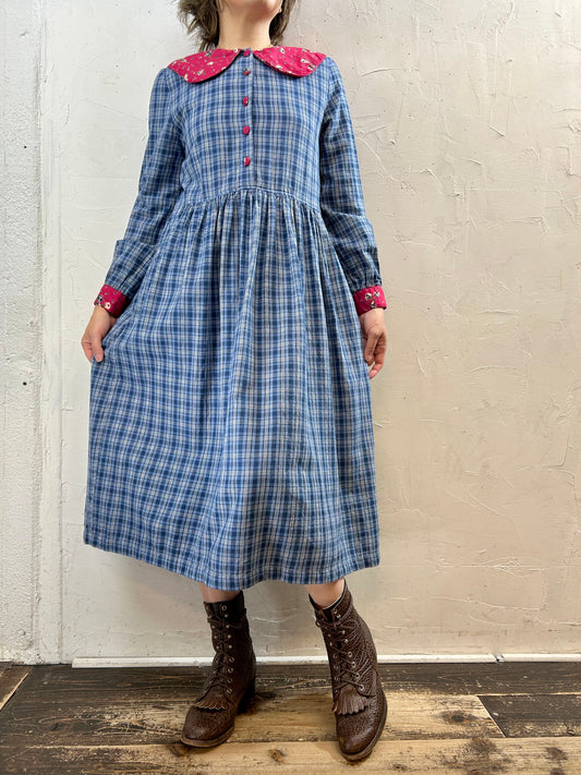 Vintage Plaid Dress 〜BRYN CONNELLY〜 [H28258]