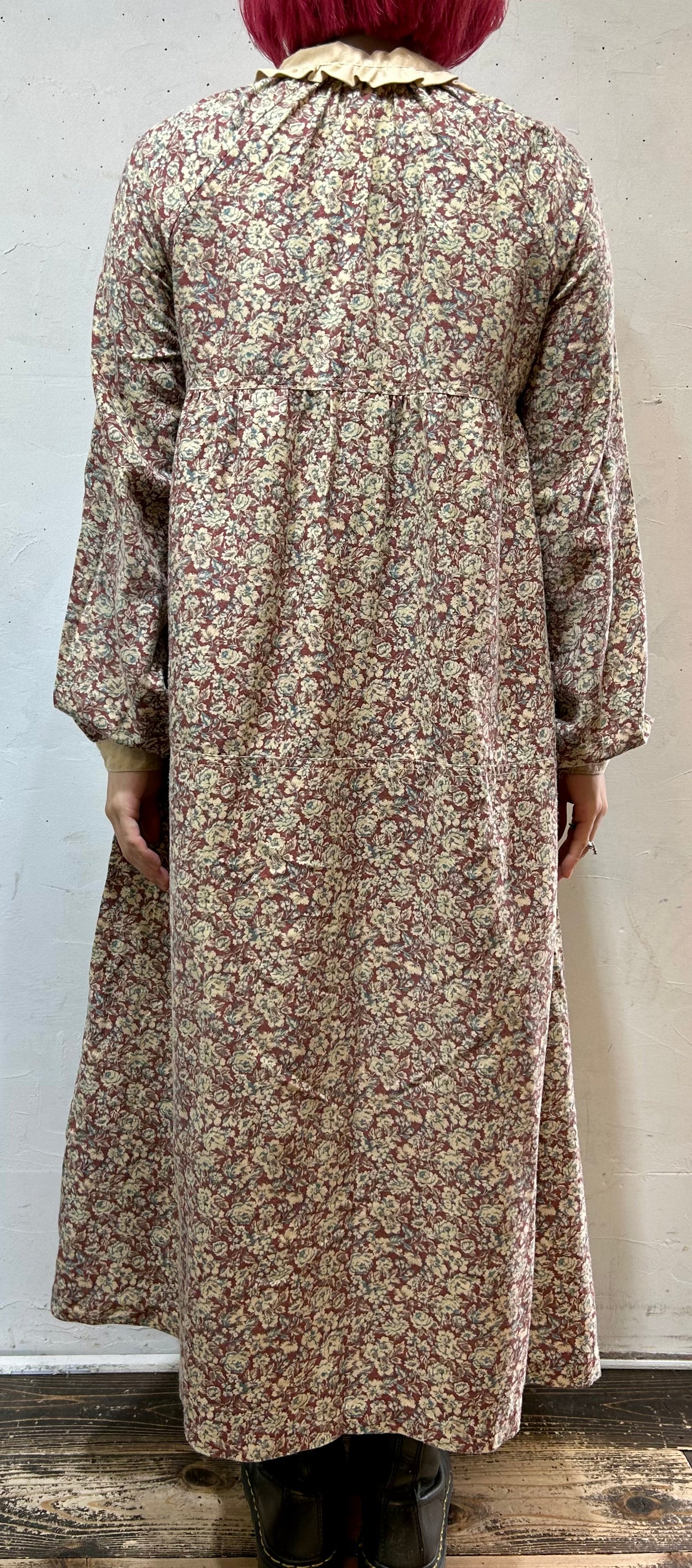 Vintage Flower Dress [K25632]