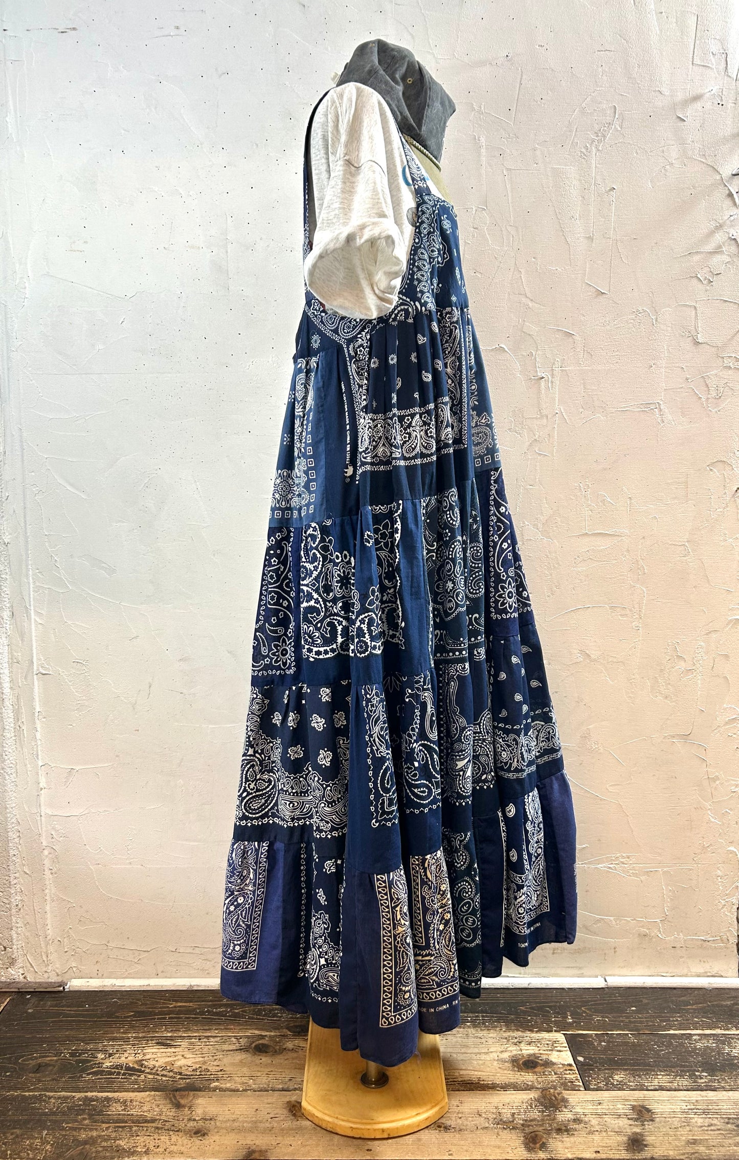 Vintage Bandana Patchwork  Dress 〜Amy Nina〜[G30654]