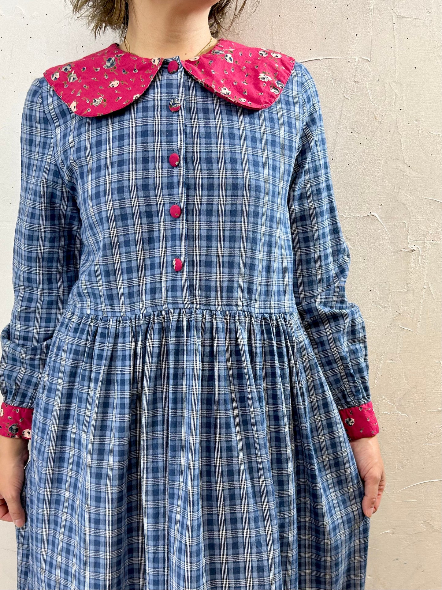 Vintage Plaid Dress 〜BRYN CONNELLY〜 [H28258]