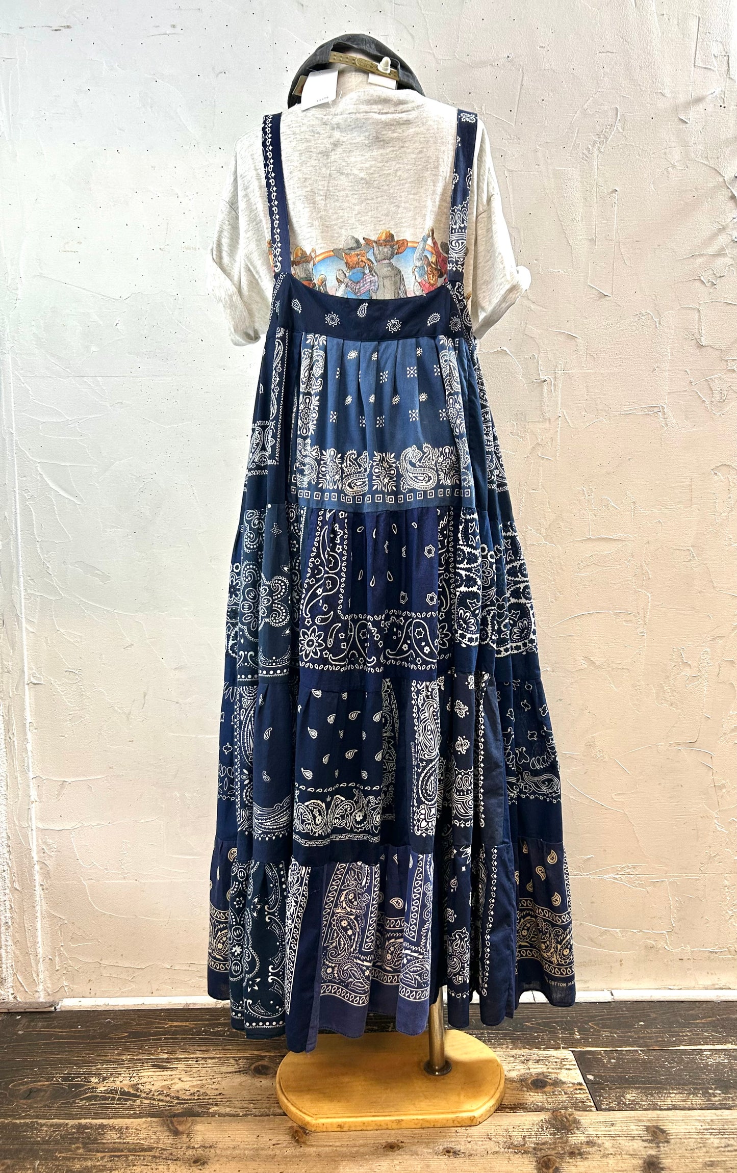 Vintage Bandana Patchwork  Dress 〜Amy Nina〜[G30654]