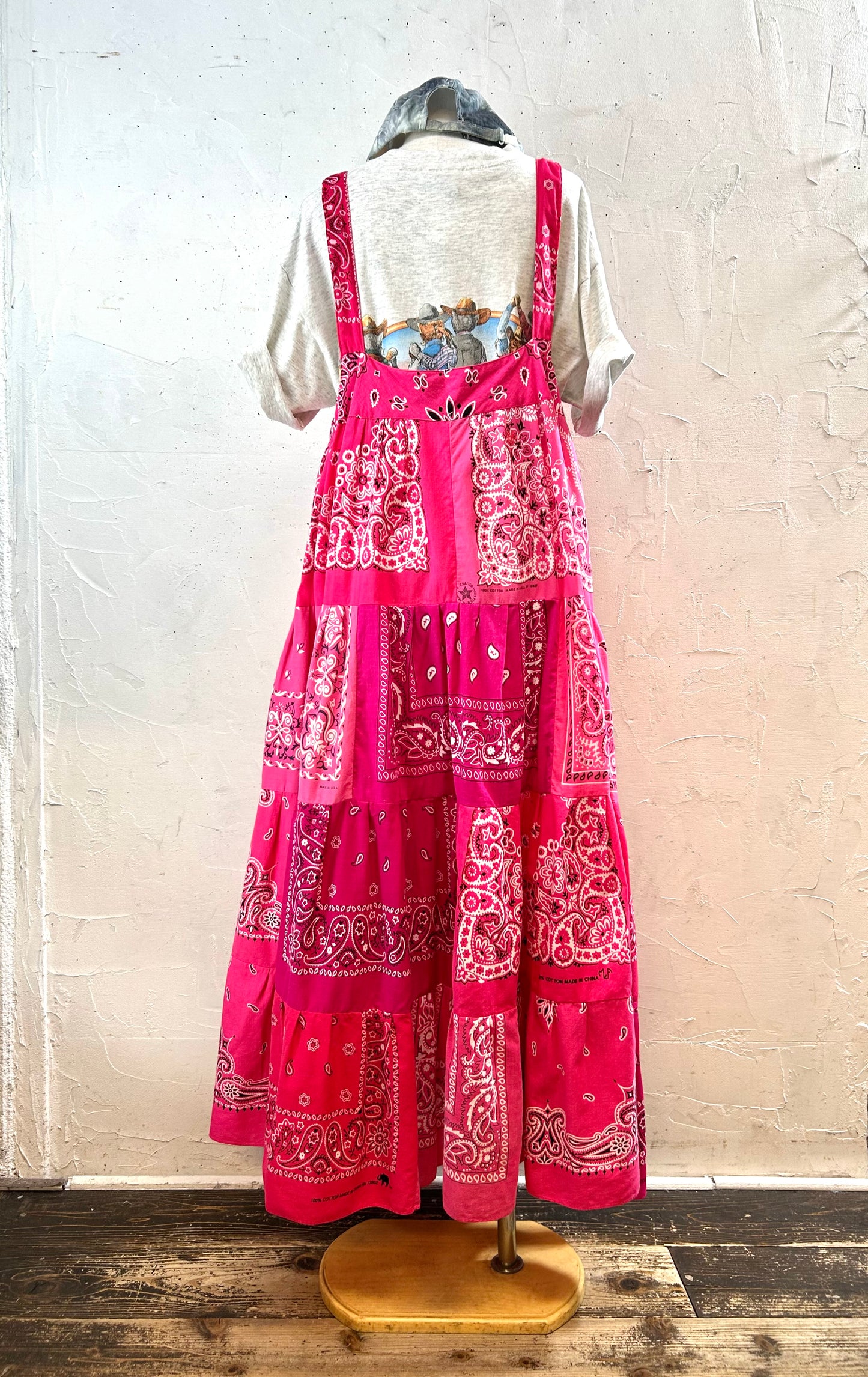 Vintage Bandana Patchwork  Dress 〜Amy Nina〜[G30653]