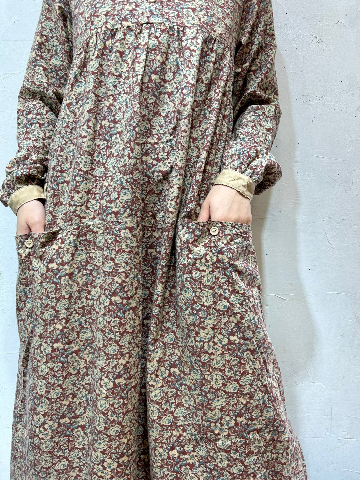 Vintage Flower Dress [K25632]