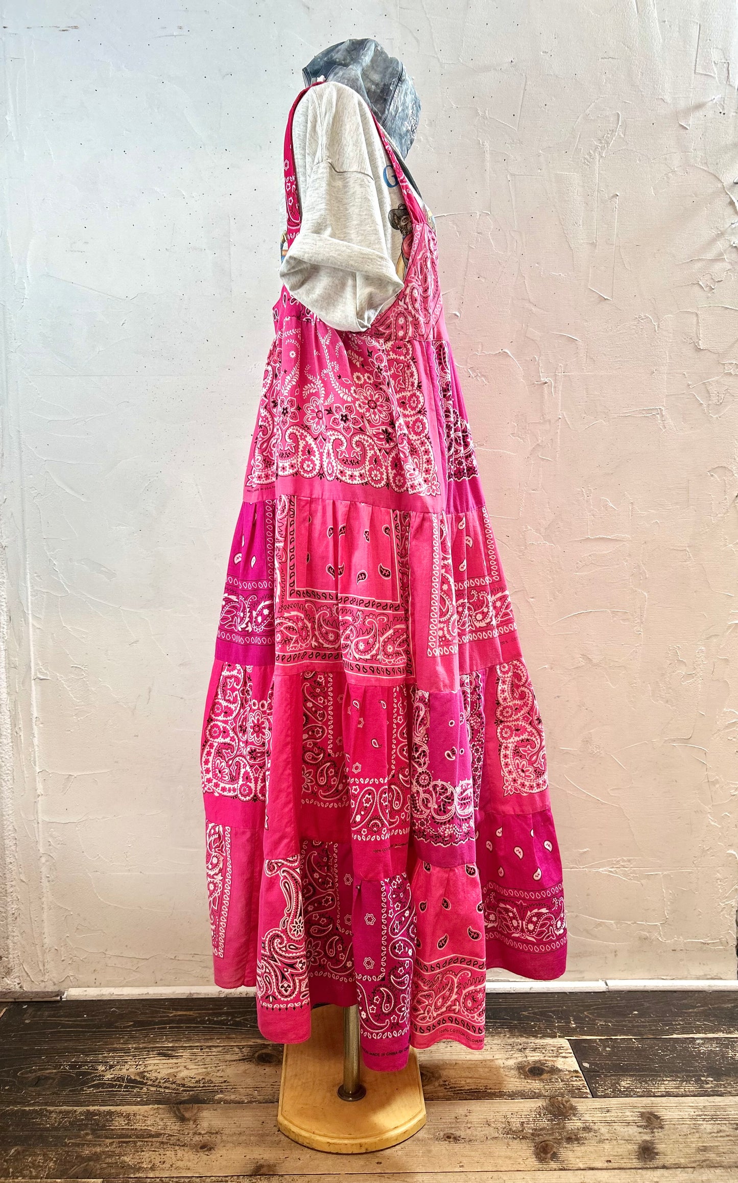 Vintage Bandana Patchwork  Dress 〜Amy Nina〜[G30653]