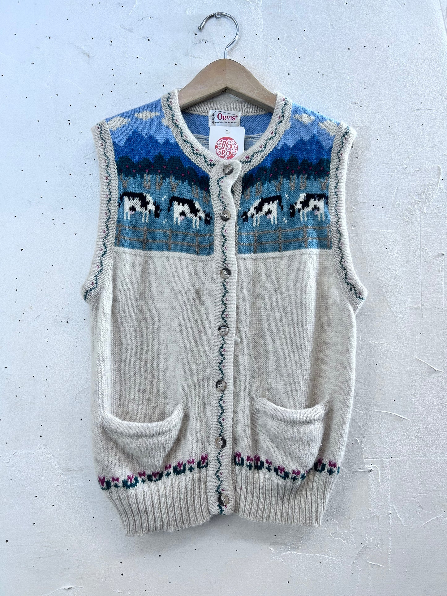 Vintage Knit Vest [L29120]