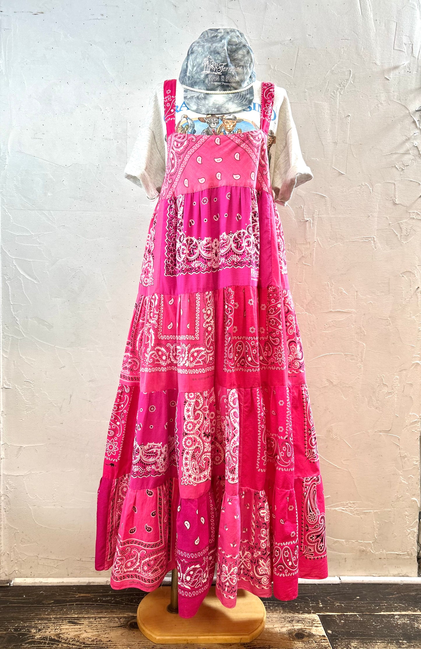 Vintage Bandana Patchwork  Dress 〜Amy Nina〜[G30653]