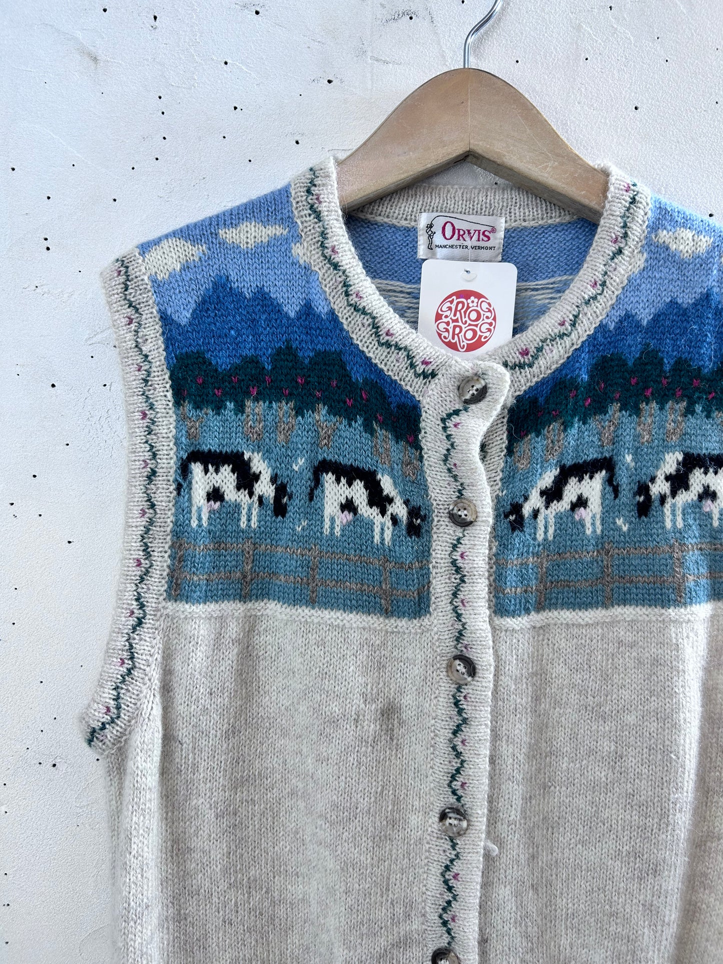 Vintage Knit Vest [L29120]