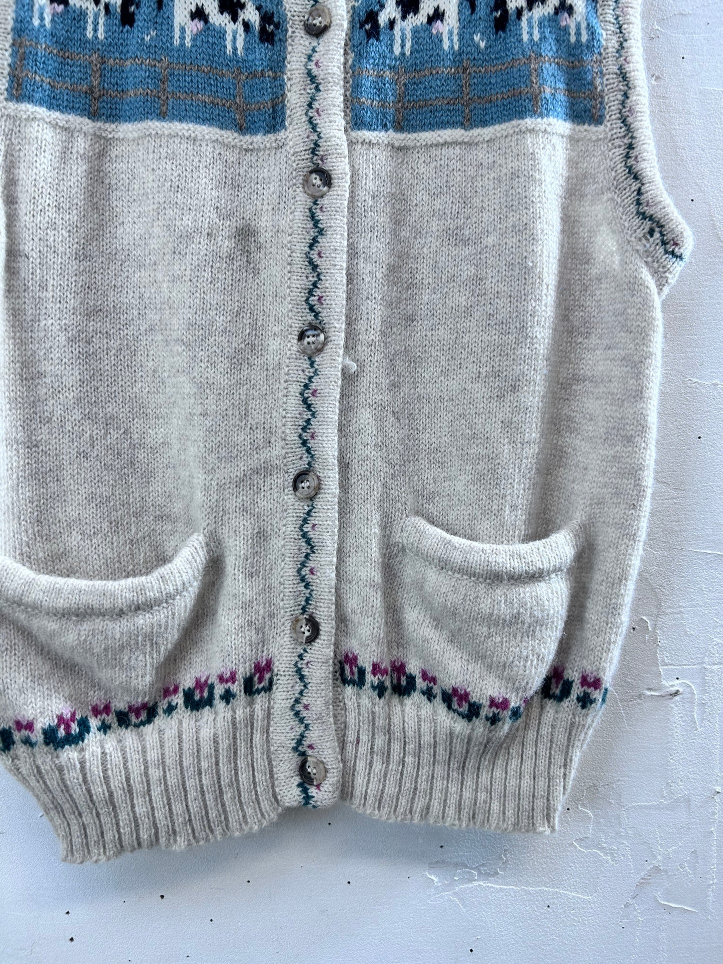 Vintage Knit Vest [L29120]