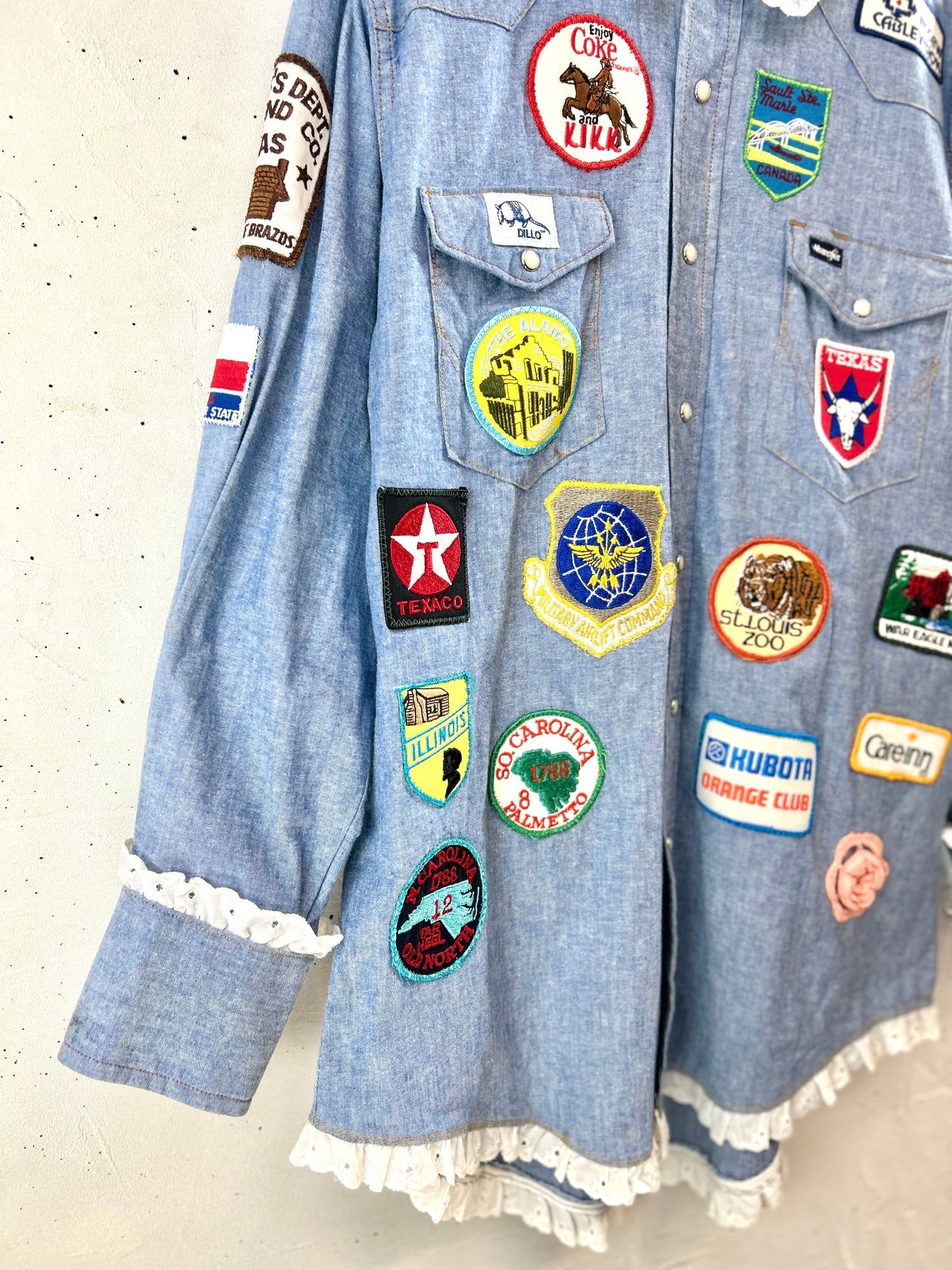 Vintage Custom Chambray Shirt 〜Wrangler〜 [E30211]
