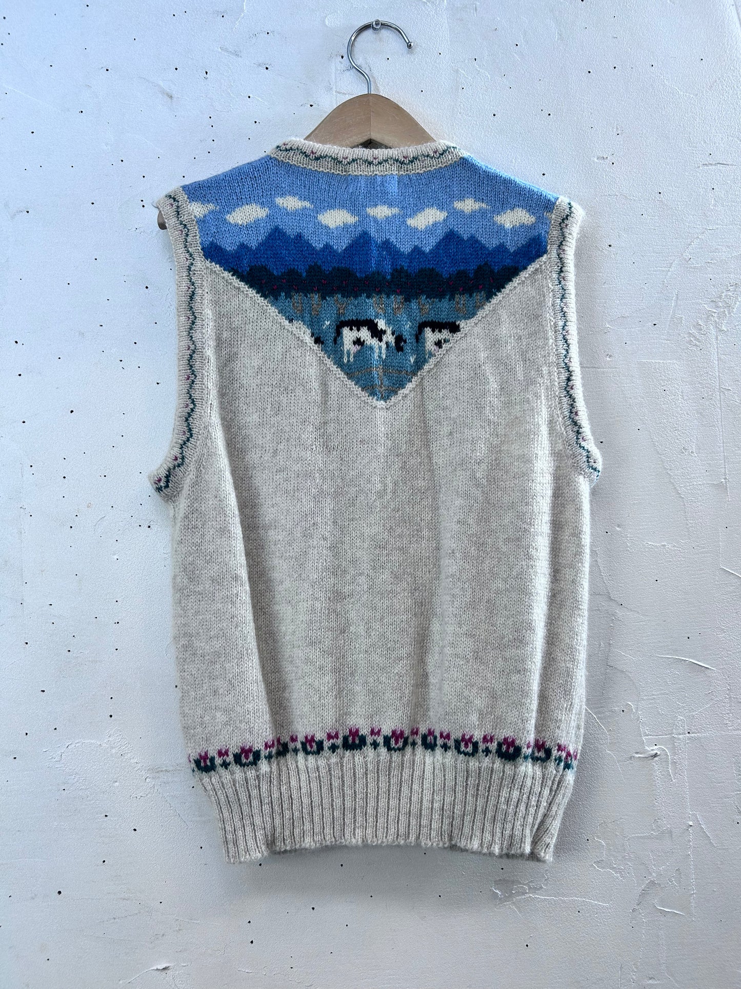 Vintage Knit Vest [L29120]