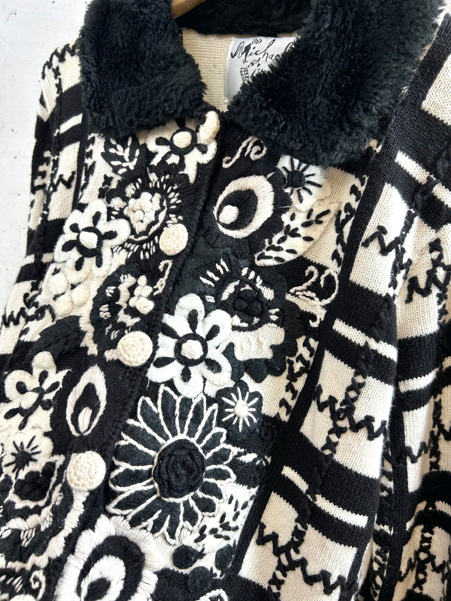 Vintage Knit Jacket 〜Michael Simon〜 [I28464]