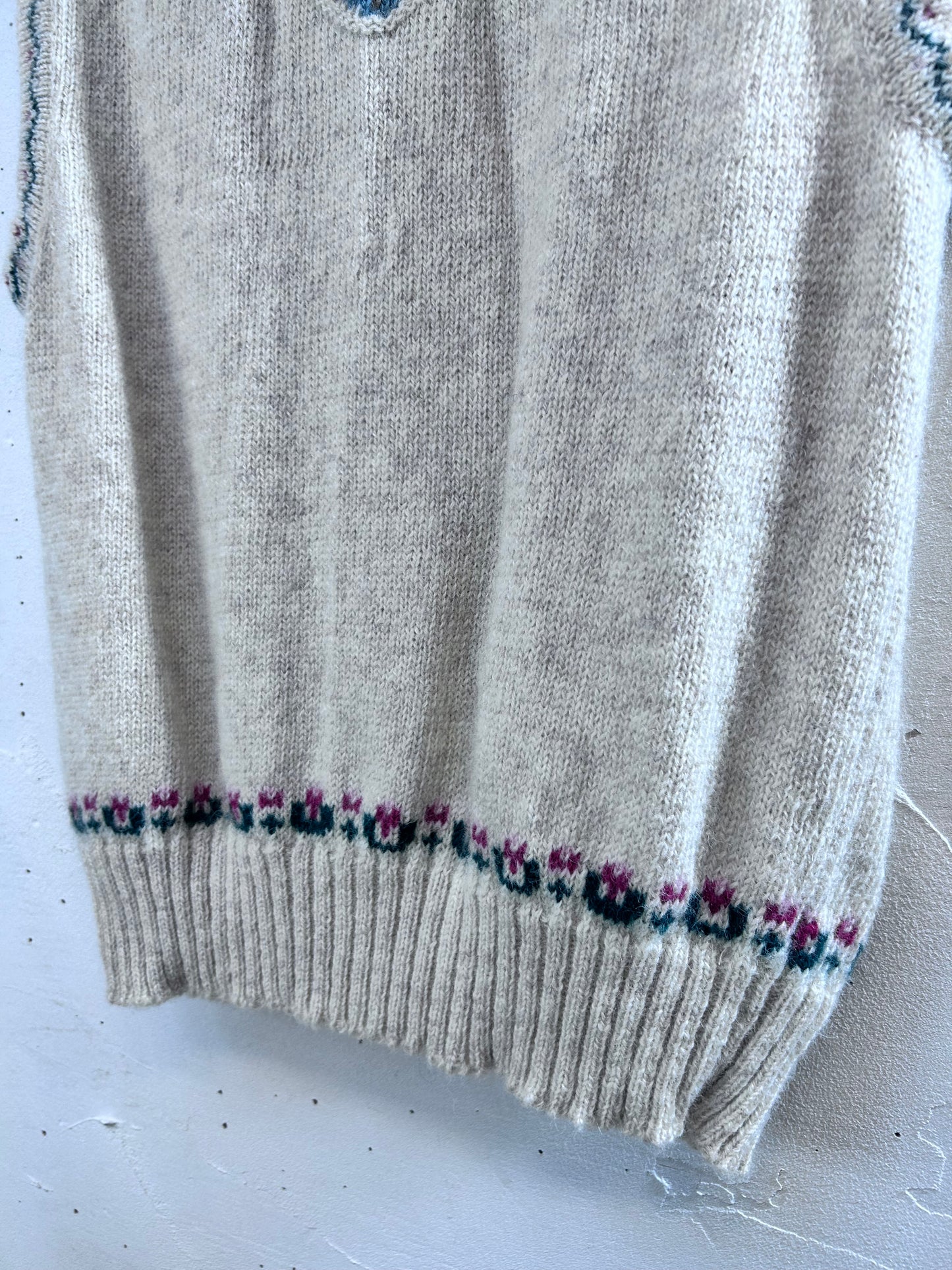 Vintage Knit Vest [L29120]