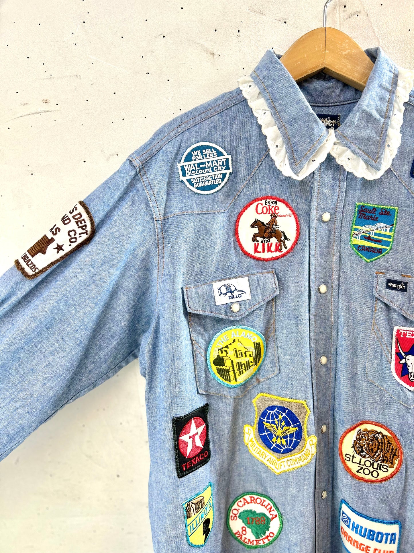 Vintage Custom Chambray Shirt 〜Wrangler〜 [E30211]