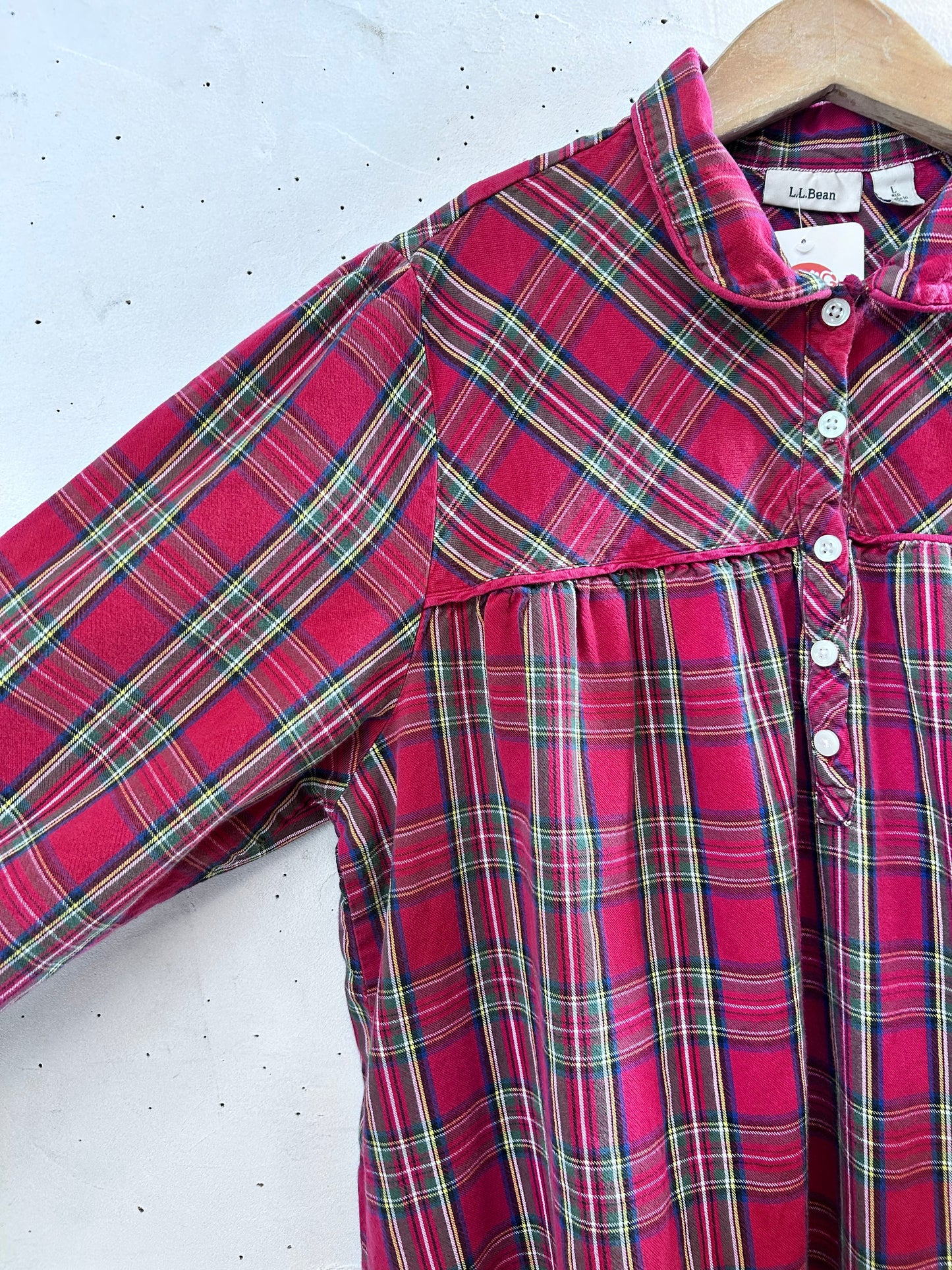 Vintage Plaid Dress 〜L.L.Bean〜 [L29125]