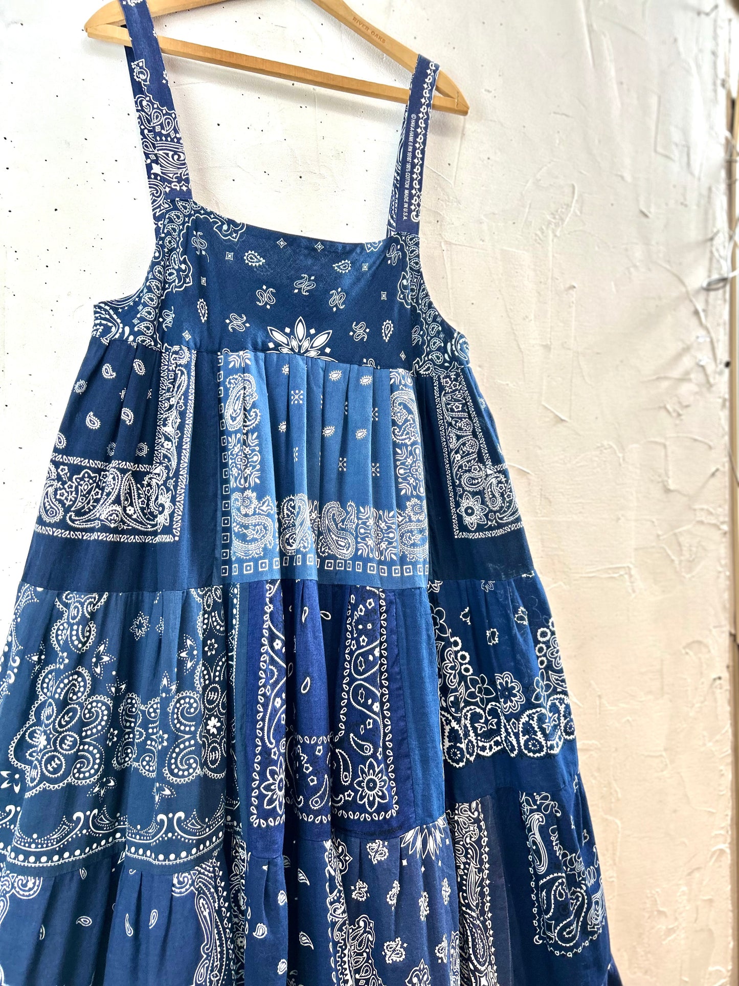 Vintage Bandana Patchwork  Dress 〜Amy Nina〜[G30654]