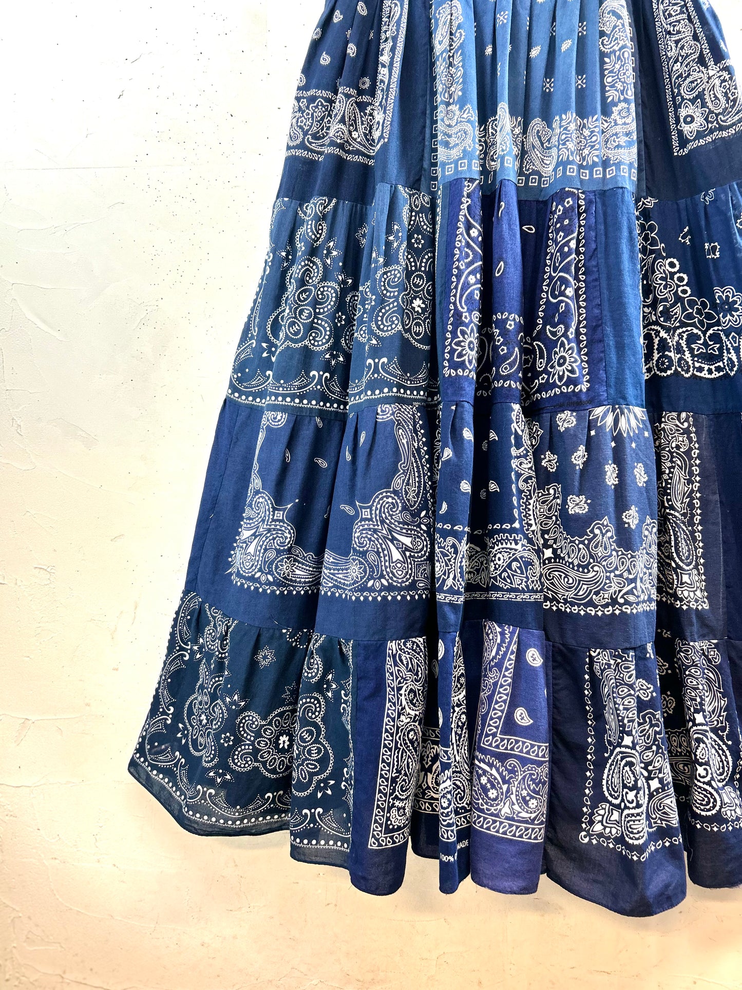 Vintage Bandana Patchwork  Dress 〜Amy Nina〜[G30654]