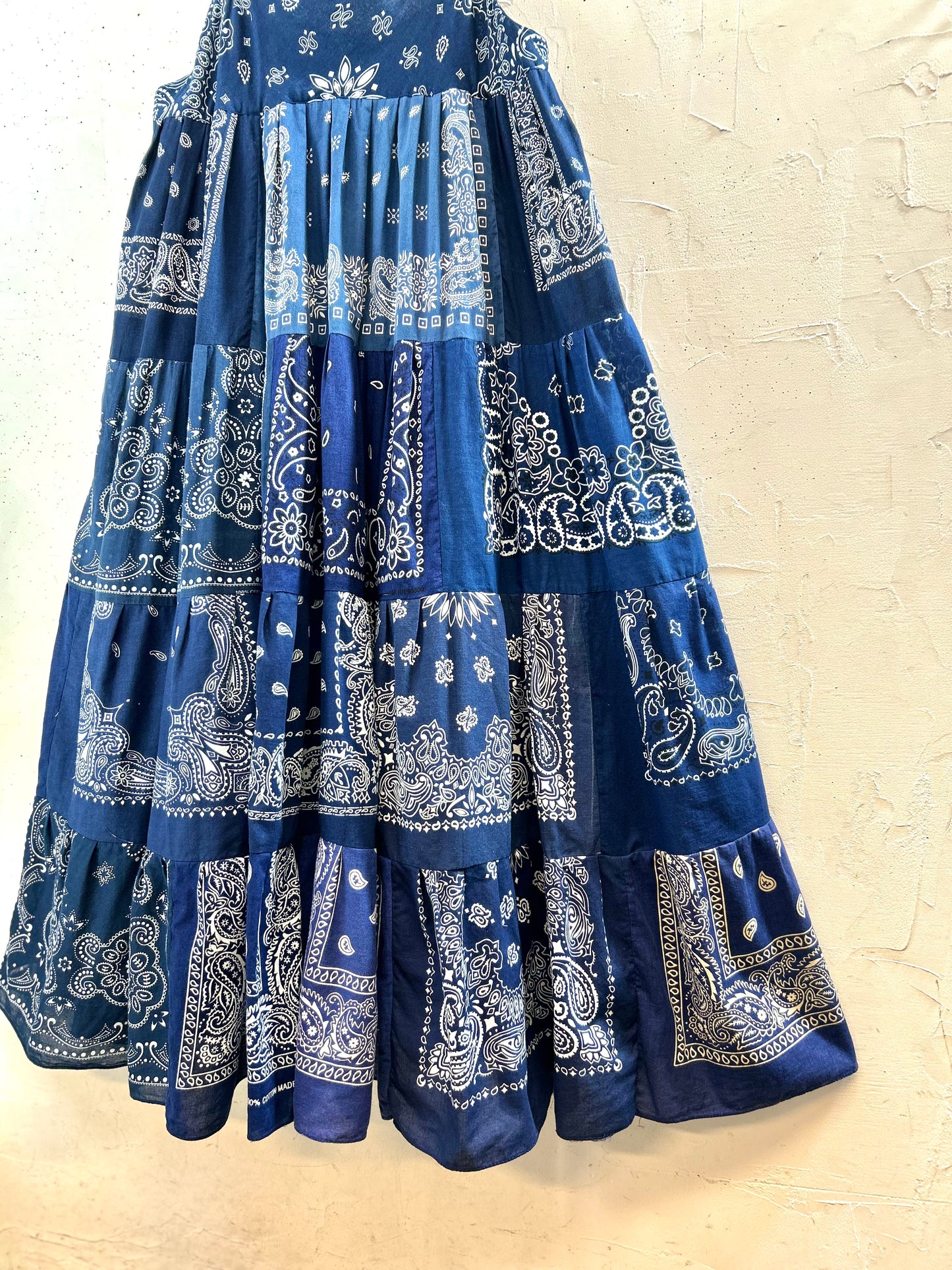 Vintage Bandana Patchwork  Dress 〜Amy Nina〜[G30654]