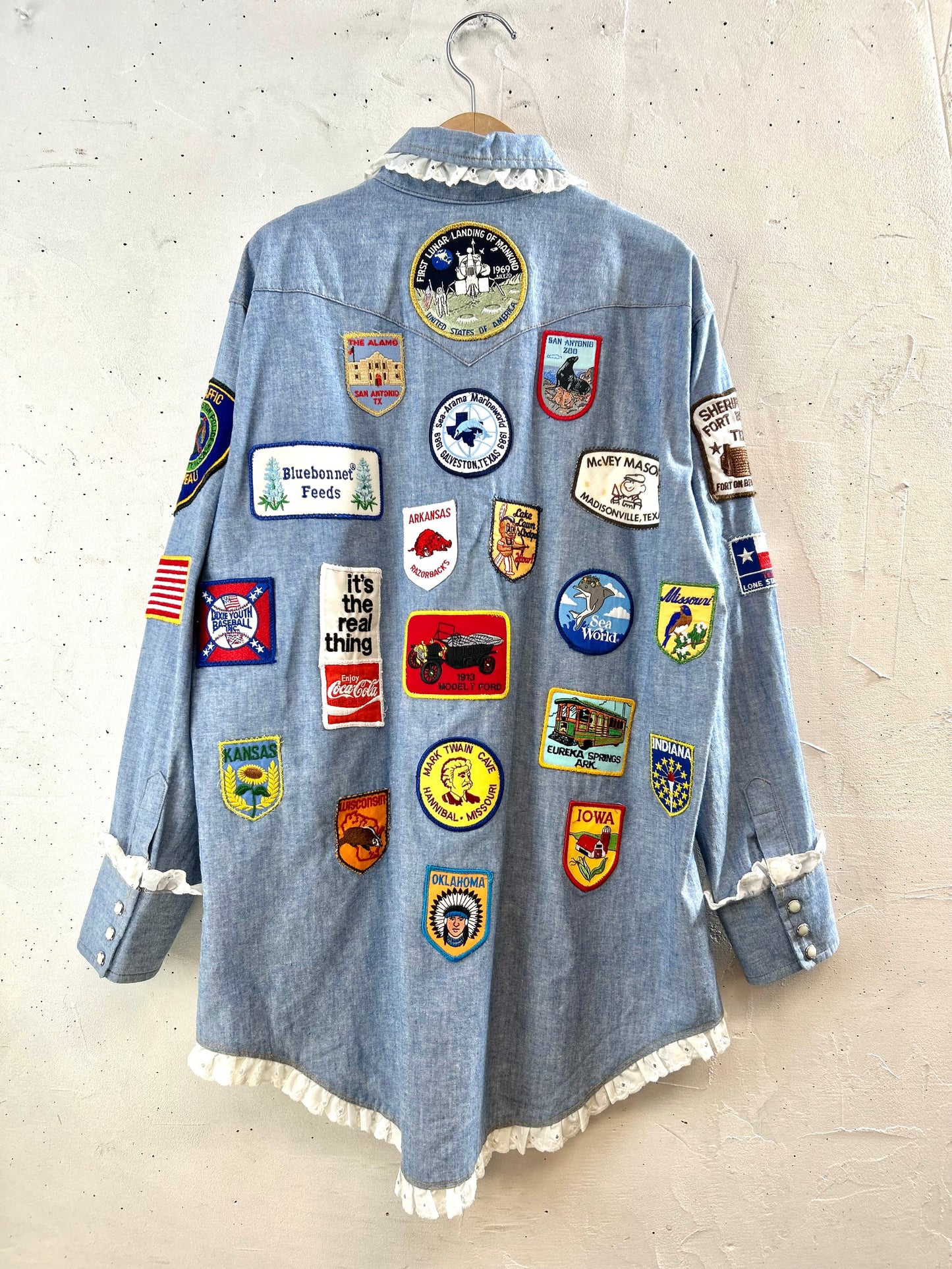 Vintage Custom Chambray Shirt 〜Wrangler〜 [E30211]