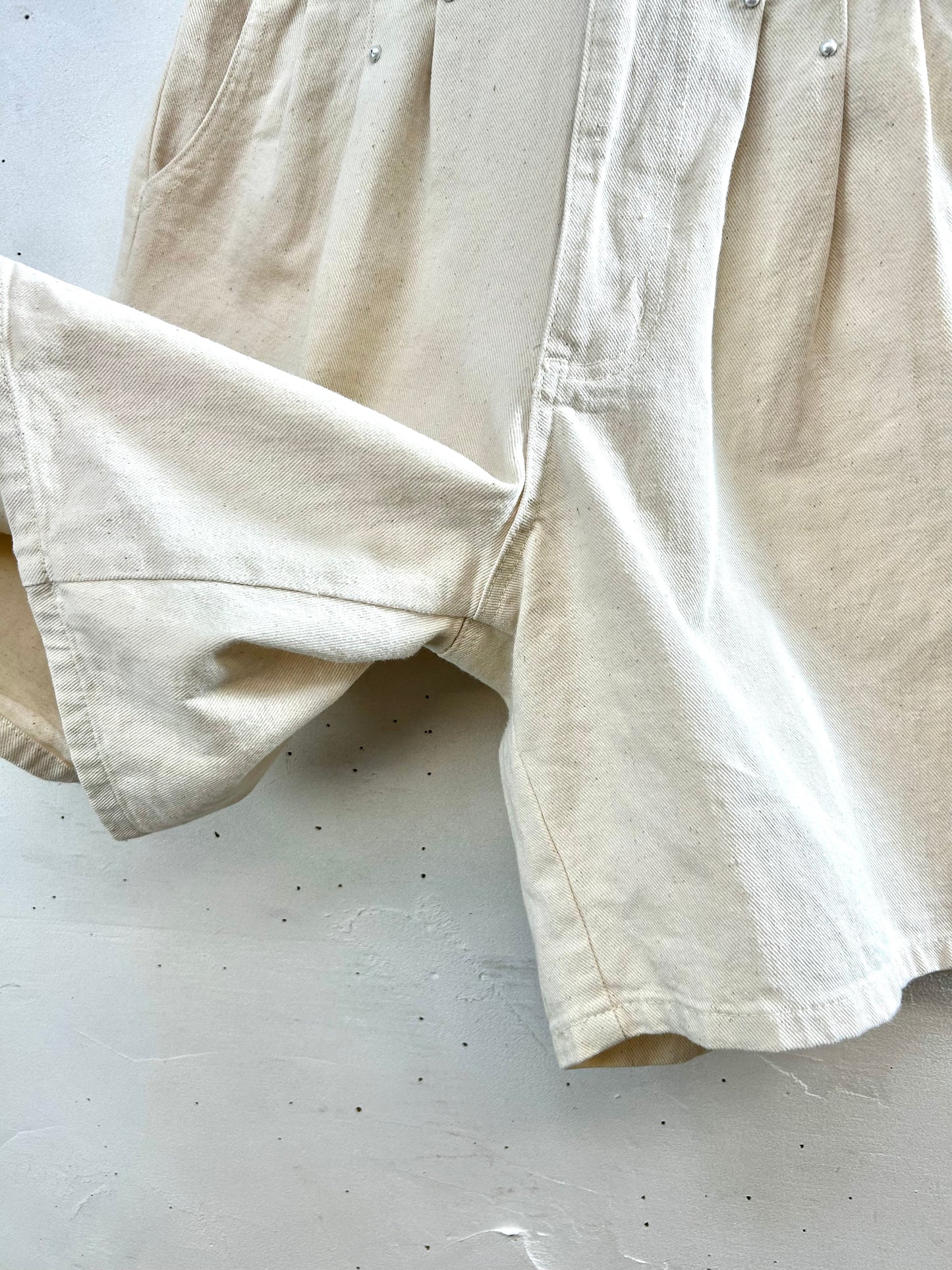 Vintage Cotton Short Pants MADE IN USA [F27579]