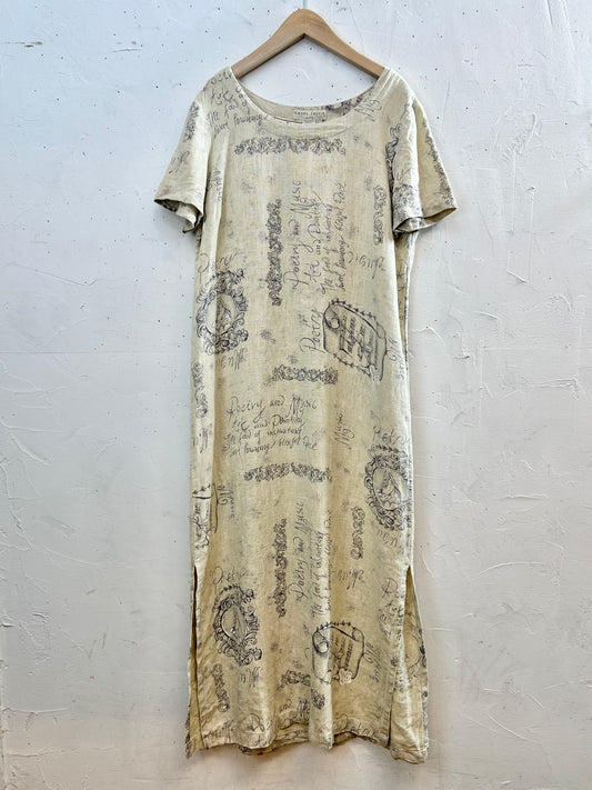 Vintage Linen Dress [B29569]