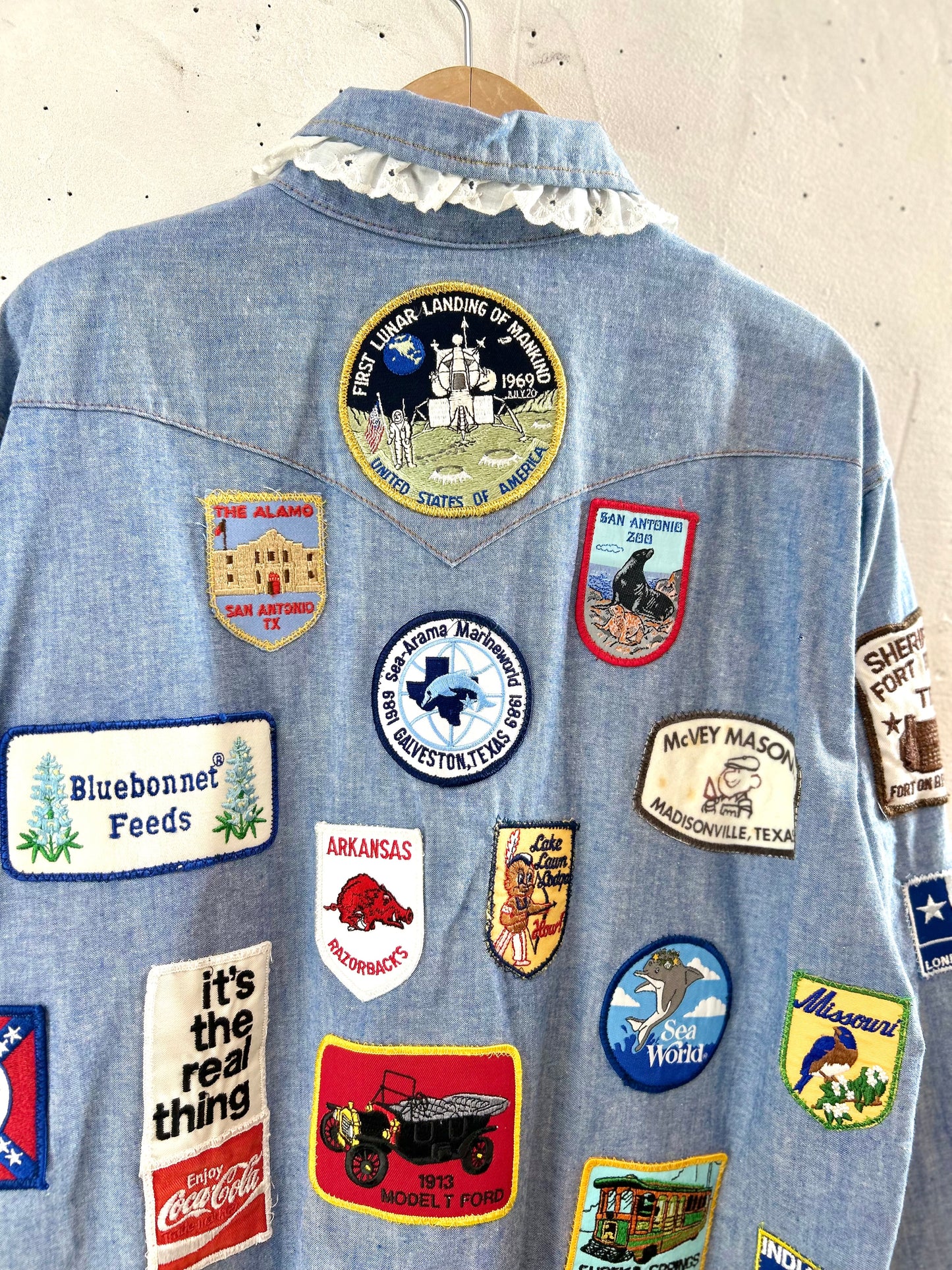 Vintage Custom Chambray Shirt 〜Wrangler〜 [E30211]