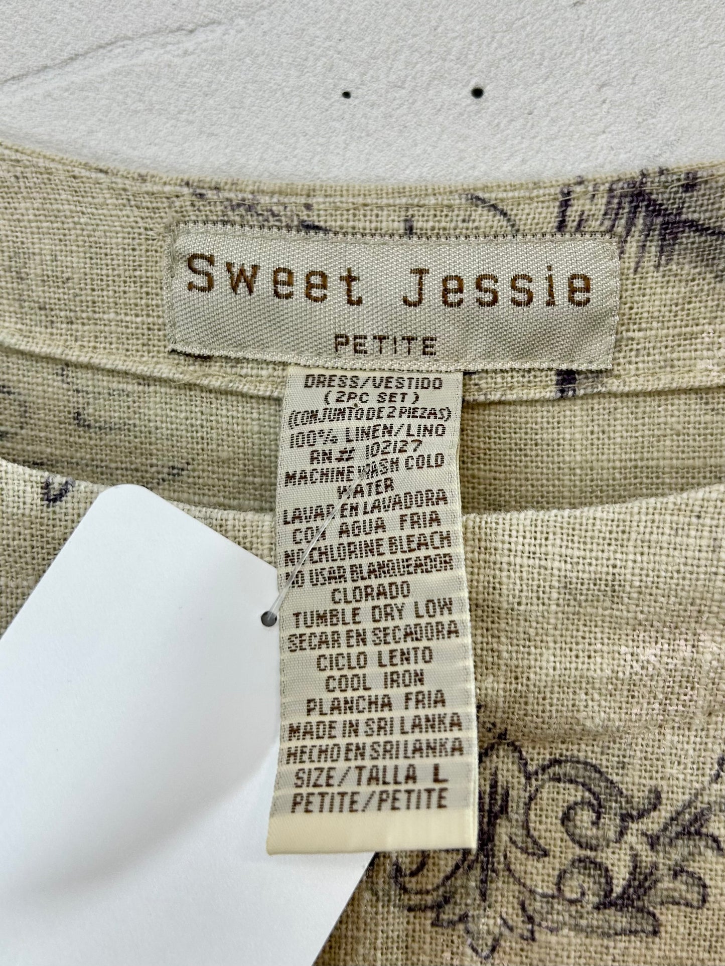 Vintage Linen Dress [B29569]