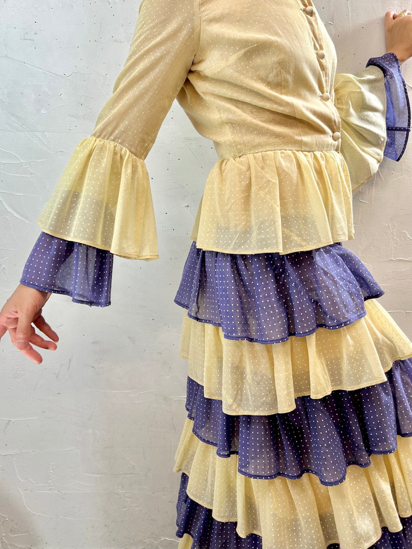 '70s Vintage Tiered Dress [F27764]