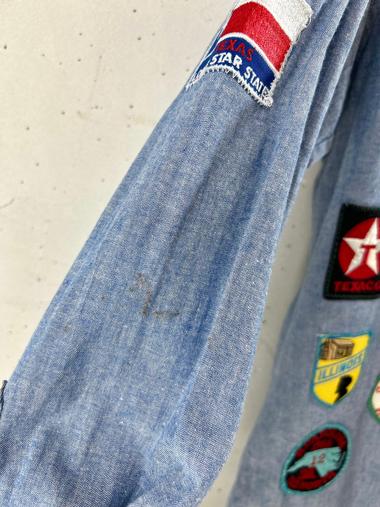 Vintage Custom Chambray Shirt 〜Wrangler〜 [E30211]