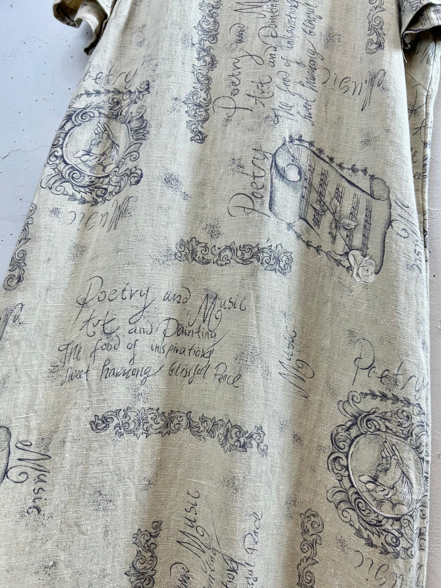 Vintage Linen Dress [B29569]