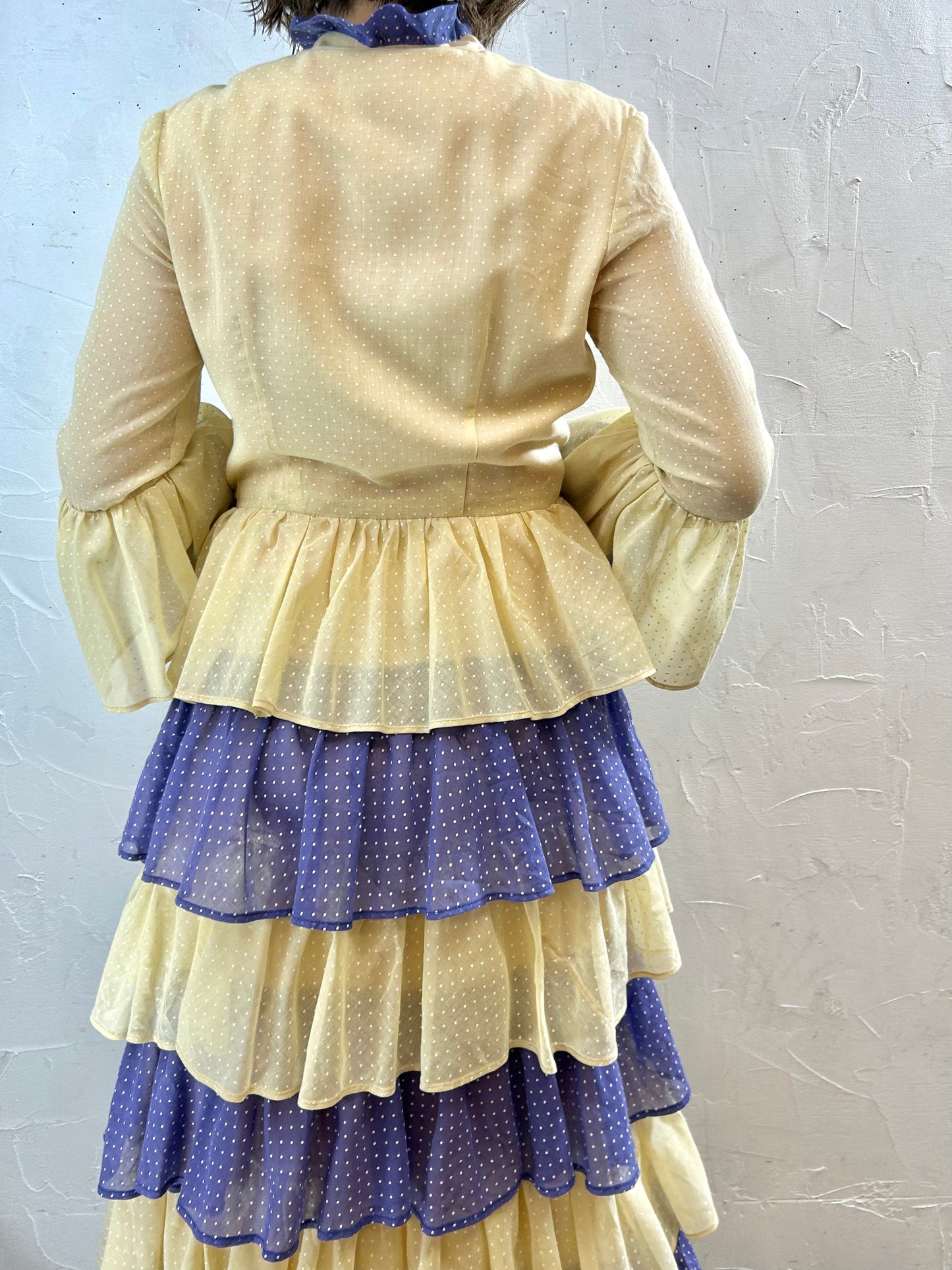 '70s Vintage Tiered Dress [F27764]