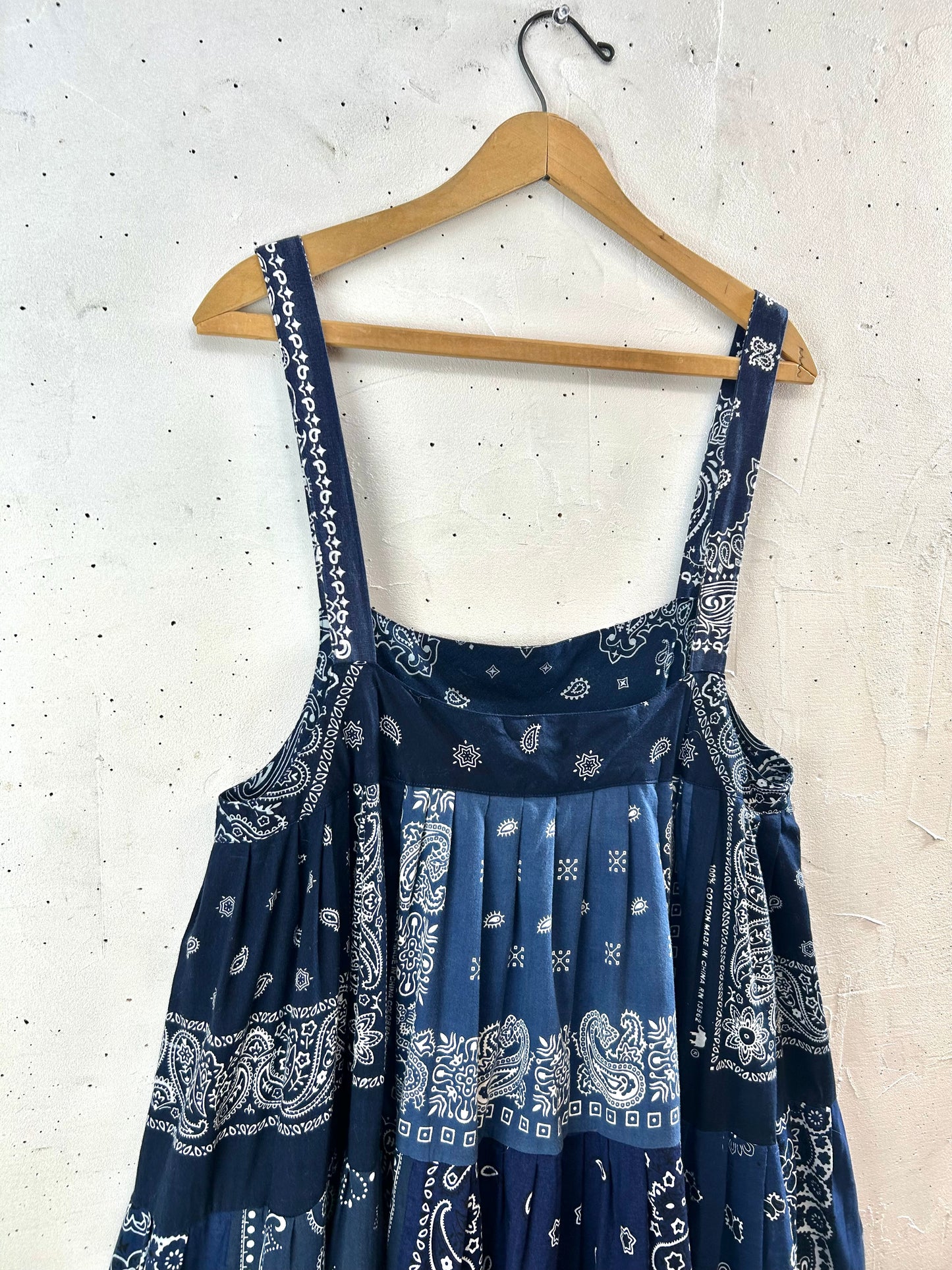 Vintage Bandana Patchwork  Dress 〜Amy Nina〜[G30654]
