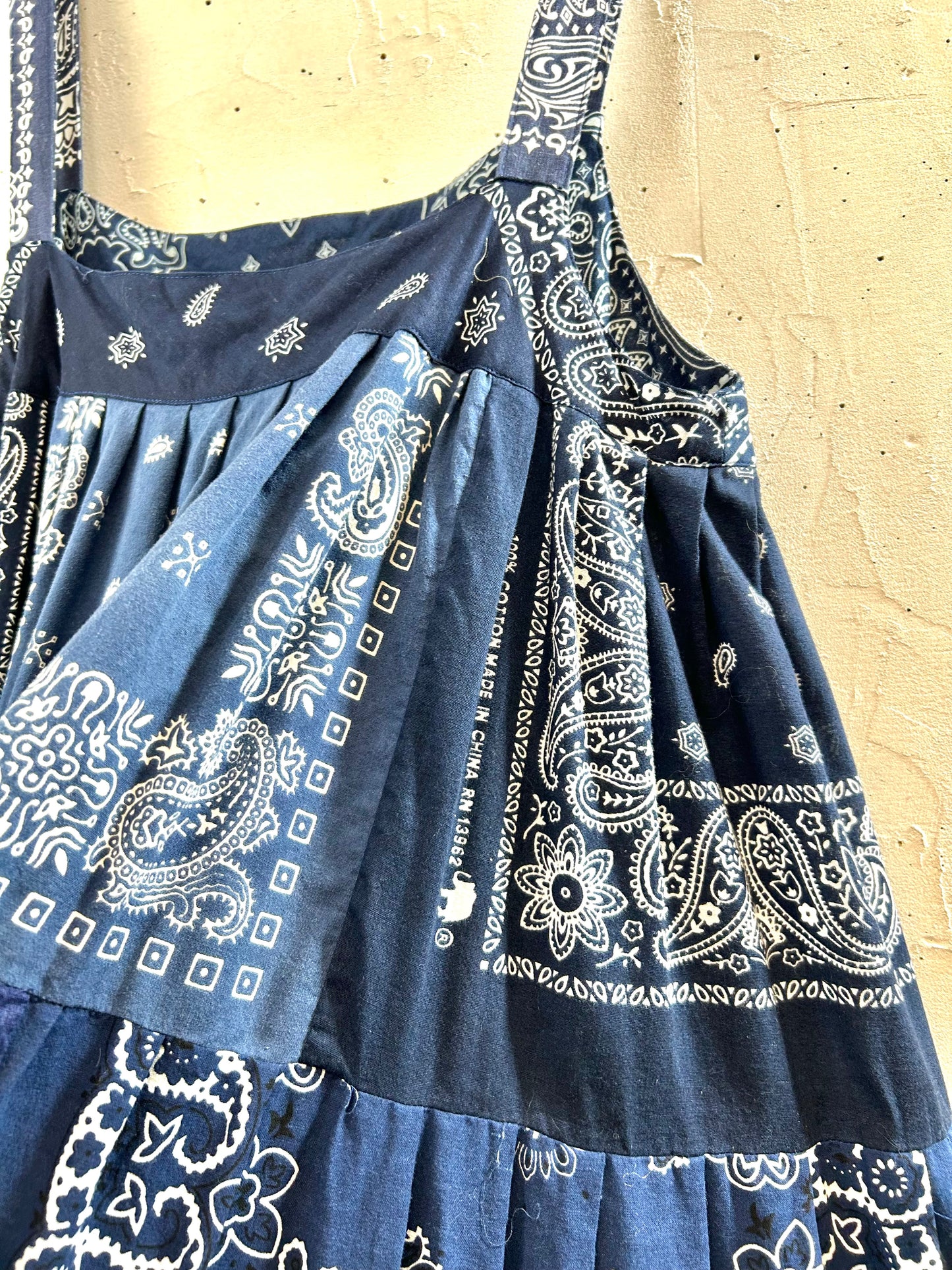 Vintage Bandana Patchwork  Dress 〜Amy Nina〜[G30654]