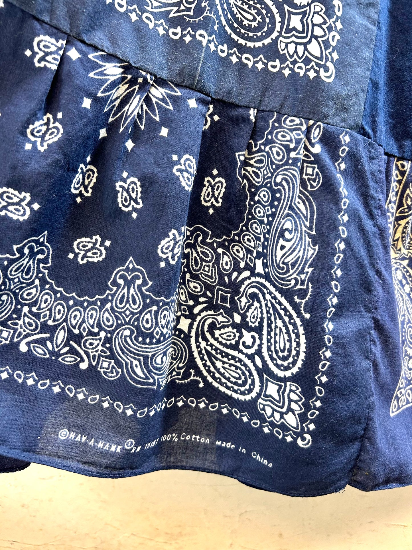 Vintage Bandana Patchwork  Dress 〜Amy Nina〜[G30654]
