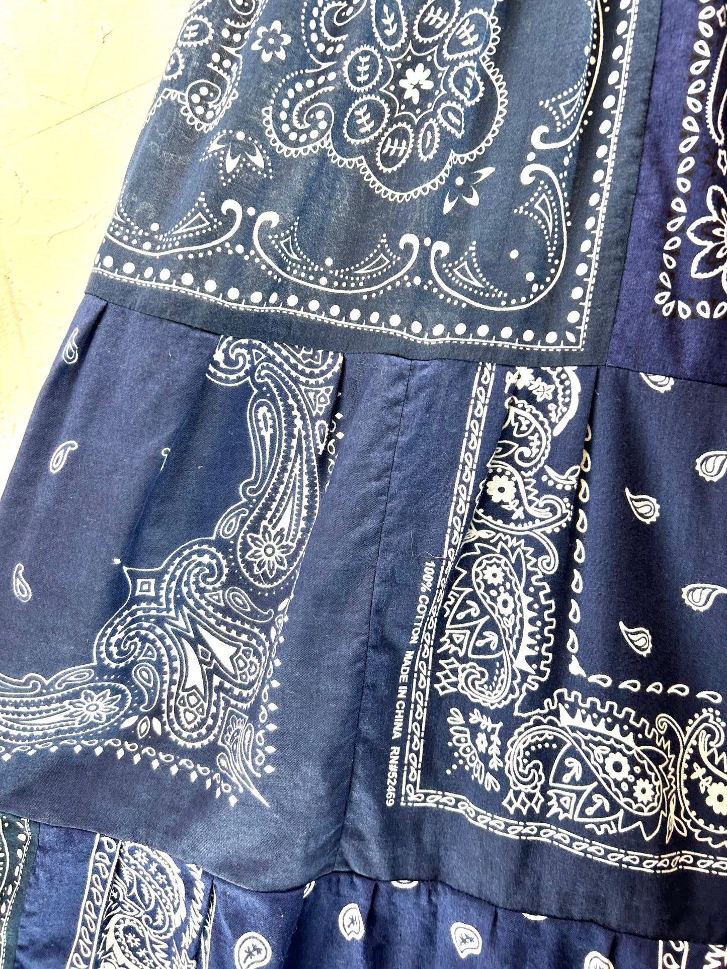 Vintage Bandana Patchwork  Dress 〜Amy Nina〜[G30654]