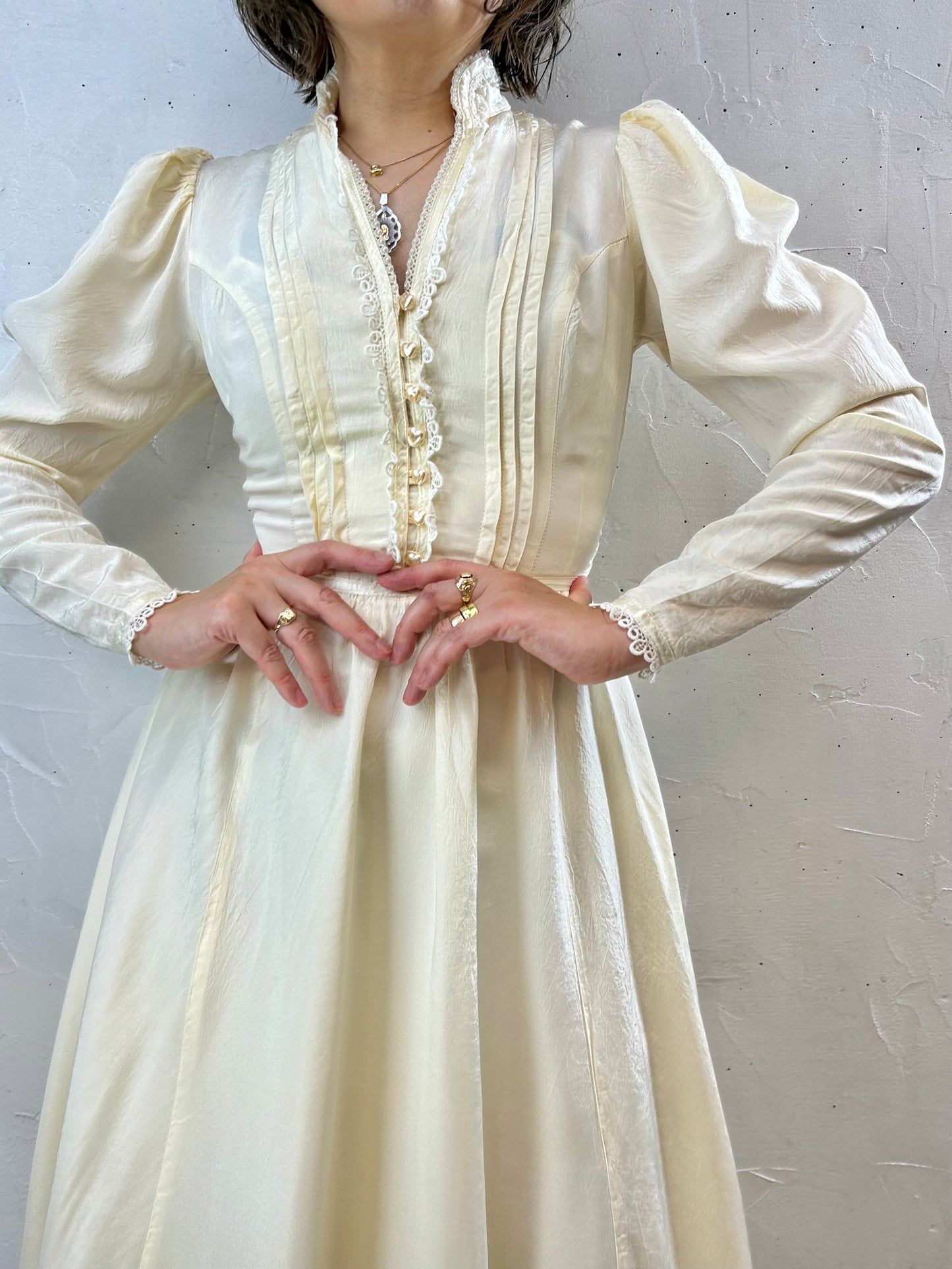 '70s Vintage Dress 〜GUNNE SAX〜 [F27761]