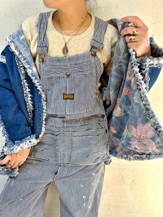 Vintage Fringe Denim Jacket [J25318]