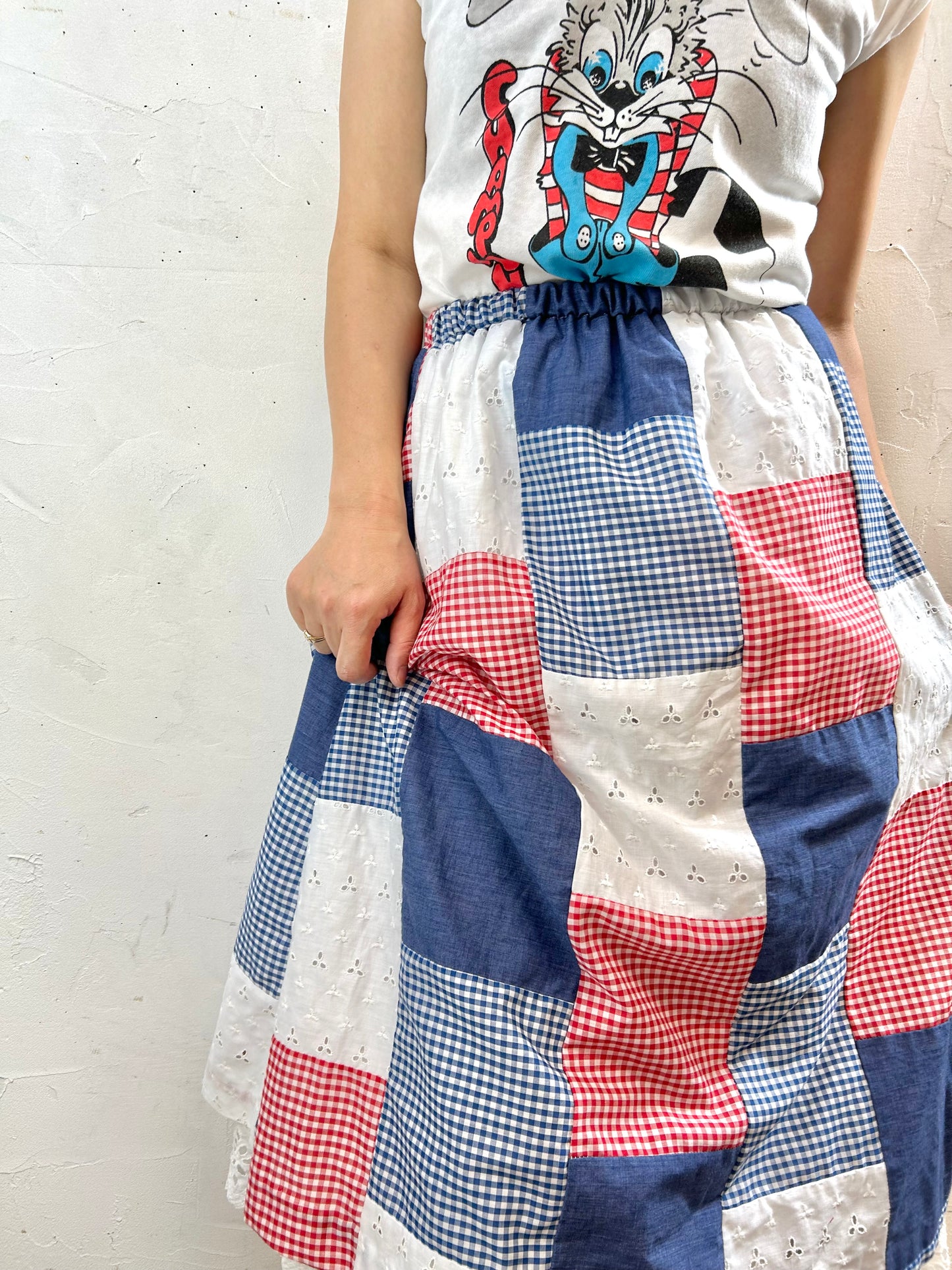 Vintage Patchwork Skirt [G27906]