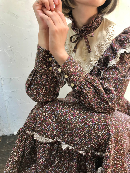 ’70s Vintage Dress〜GUNNE SAX 〜[J25388］