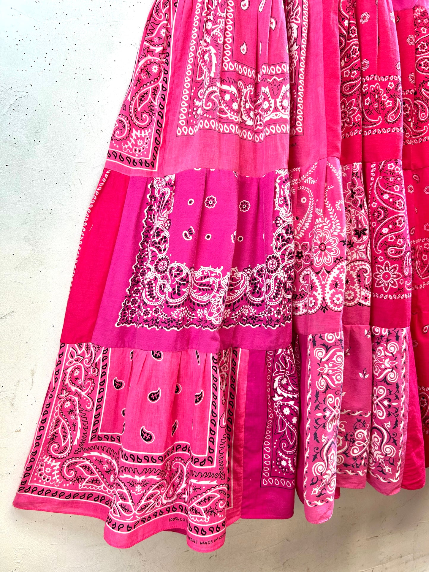 Vintage Bandana Patchwork  Dress 〜Amy Nina〜[G30653]