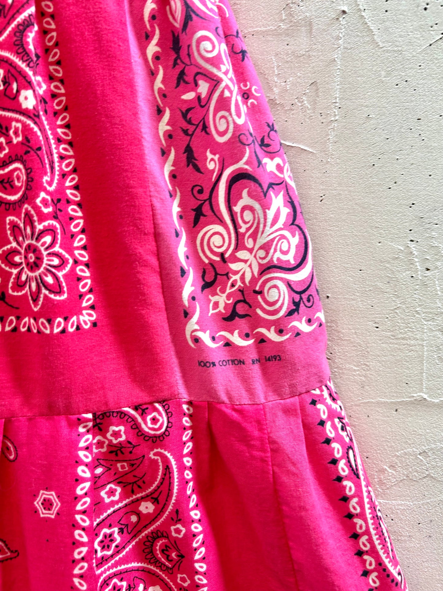 Vintage Bandana Patchwork  Dress 〜Amy Nina〜[G30653]