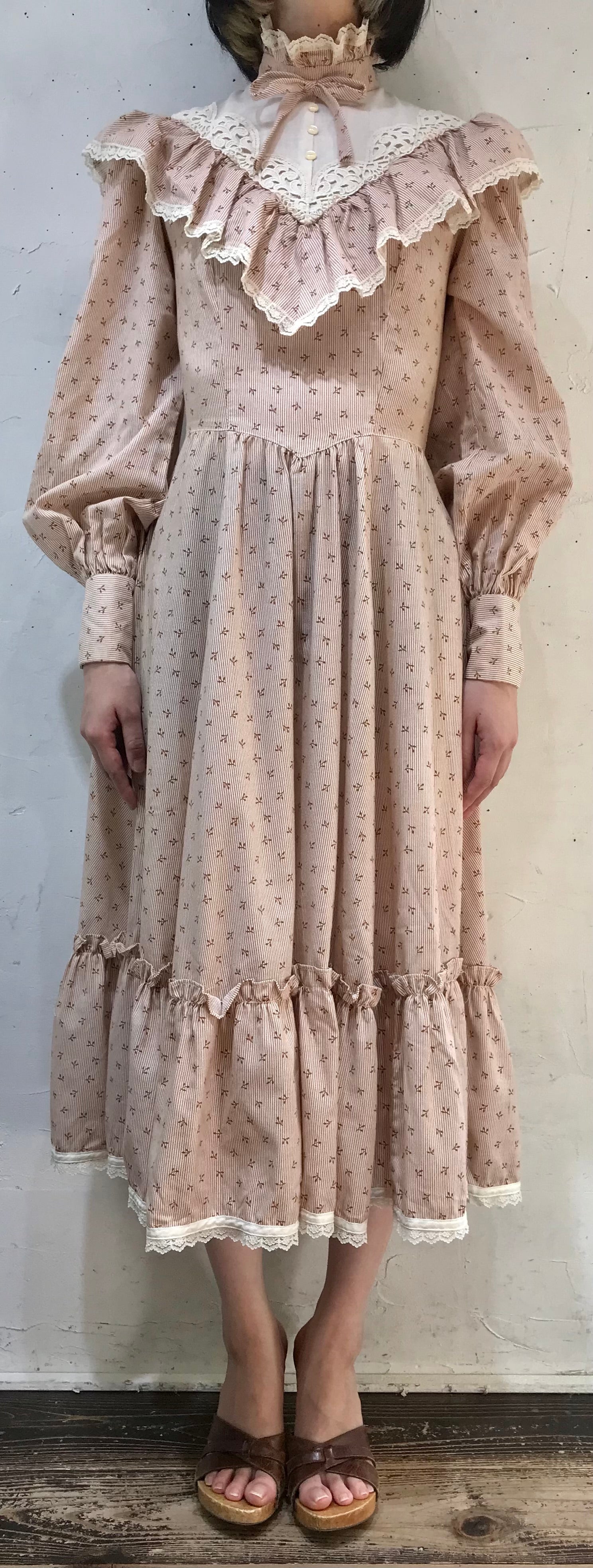 ’70s Vintage Dress〜GUNNE SAX 〜[J25387］