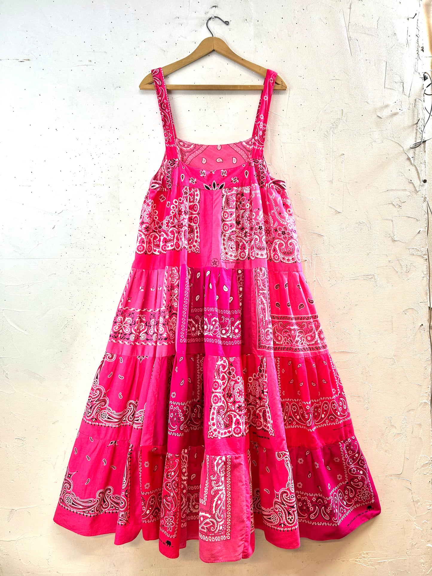 Vintage Bandana Patchwork  Dress 〜Amy Nina〜[G30653]