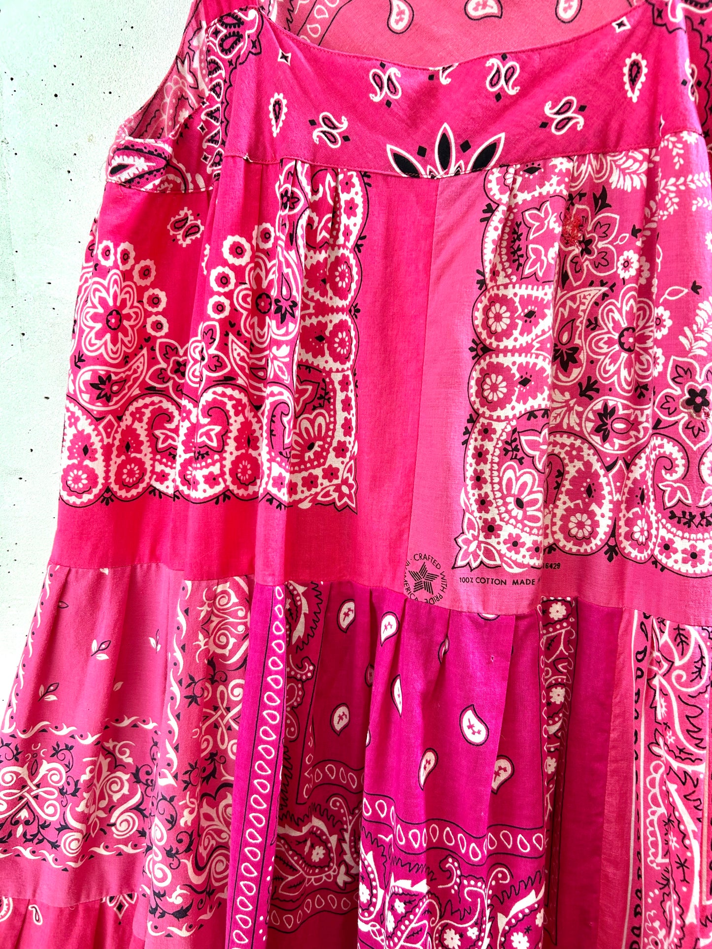 Vintage Bandana Patchwork  Dress 〜Amy Nina〜[G30653]